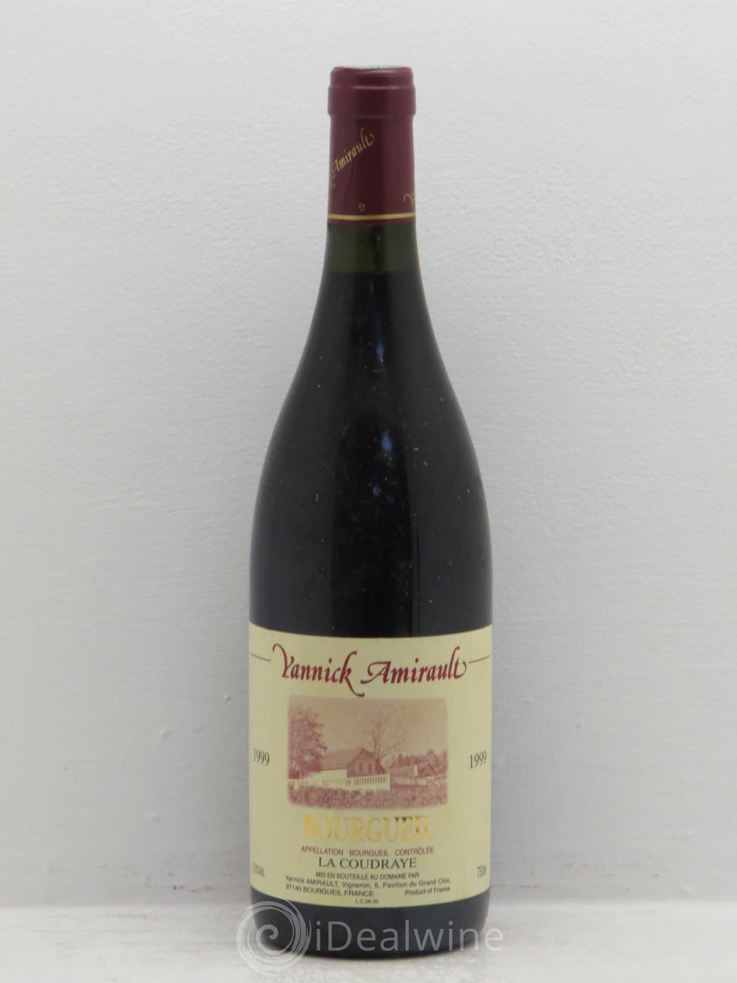 Bourgueil La Coudraye Yannick Amirault (Domaine) 1999 - Lot de 1 bouteille - 0