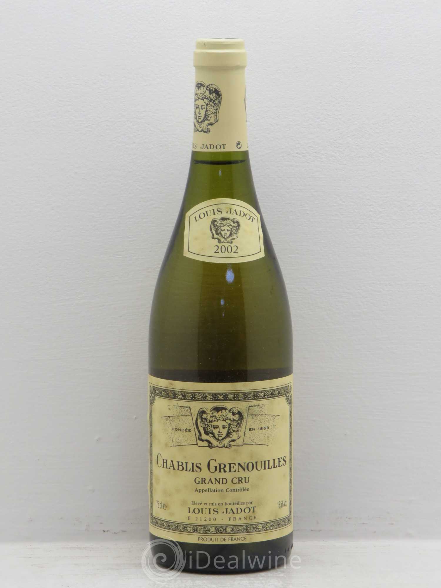 Chablis Grand Cru Jadot 2002 - Posten von 1 Flasche - 0