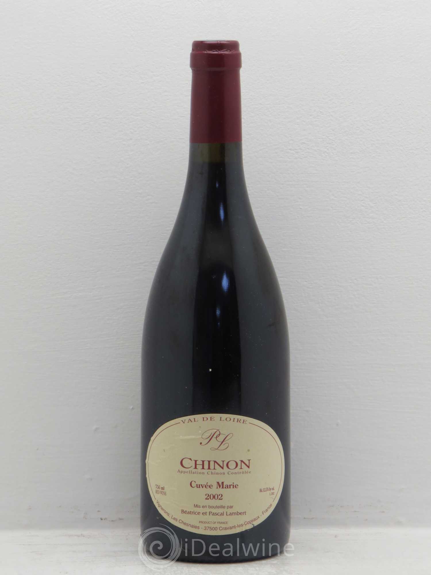 Chinon Cuvée marie Lambert 2002 - Posten von 1 Flasche - 0
