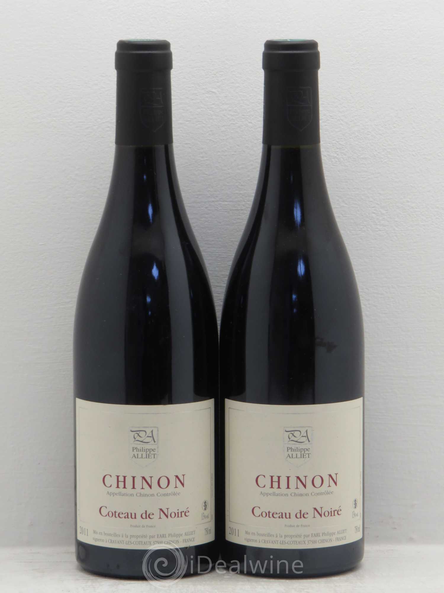 Chinon Coteau de Noiré Philippe Alliet 2011 - Lot de 2 bouteilles - 0