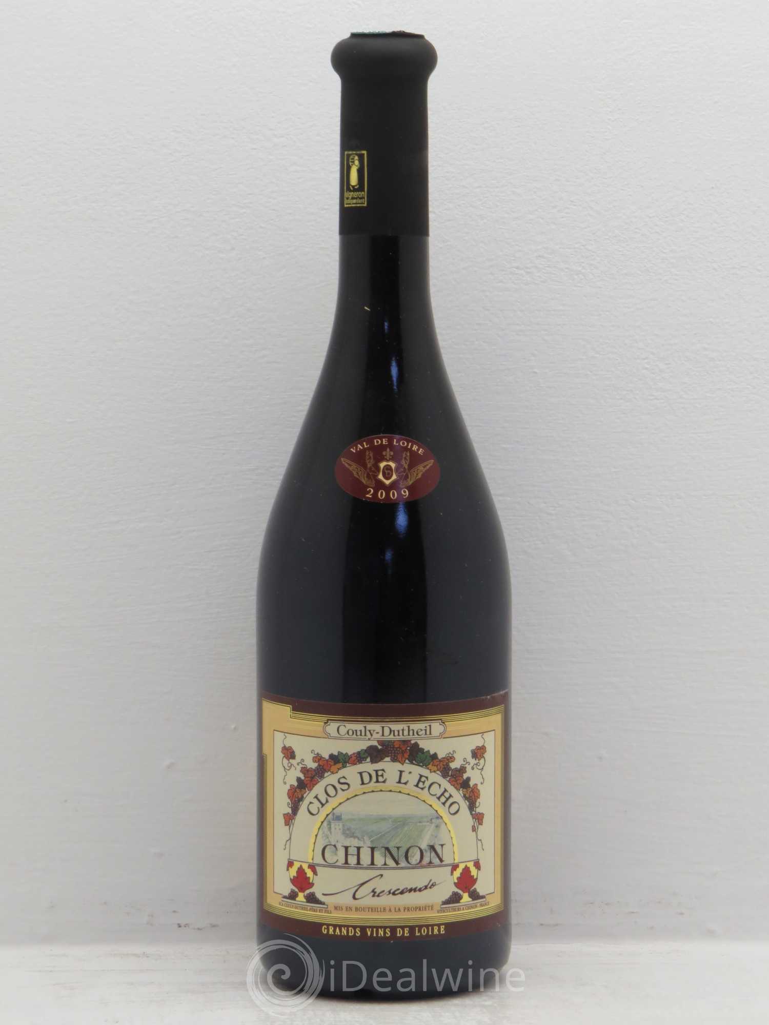 Chinon Clos de l'Echo Couly-Dutheil Crescendo 2009 - Lot de 6 bouteilles - 0