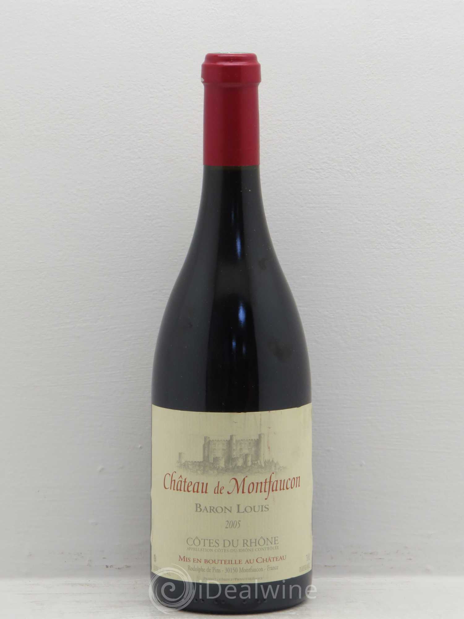 Côtes-du-Rhône chateau de montfaucon 2005 - Posten von 1 Flasche - 0