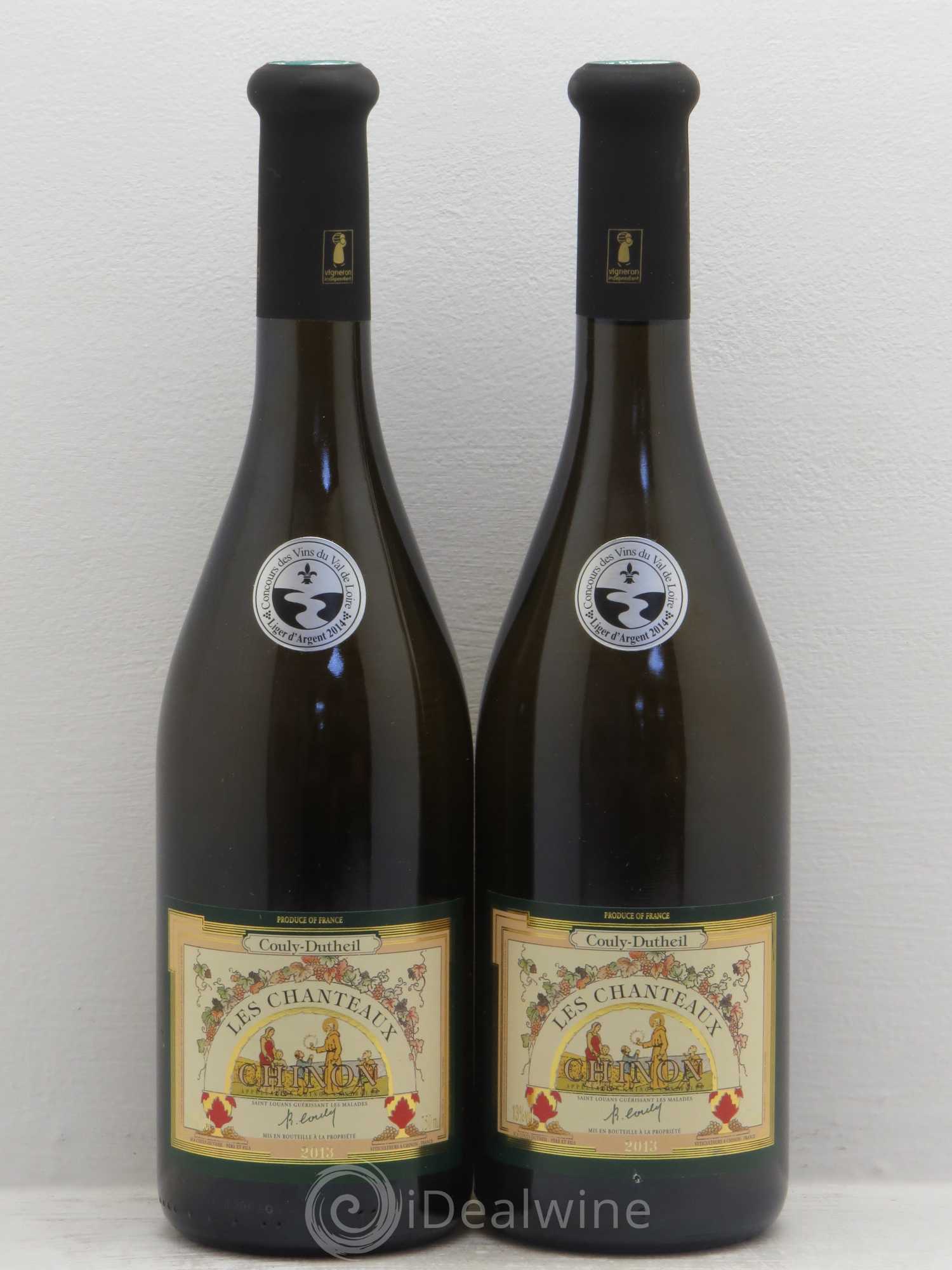 Chinon Chanteaux Couly dutheil 2013 - Posten von 2 Flaschen - 0