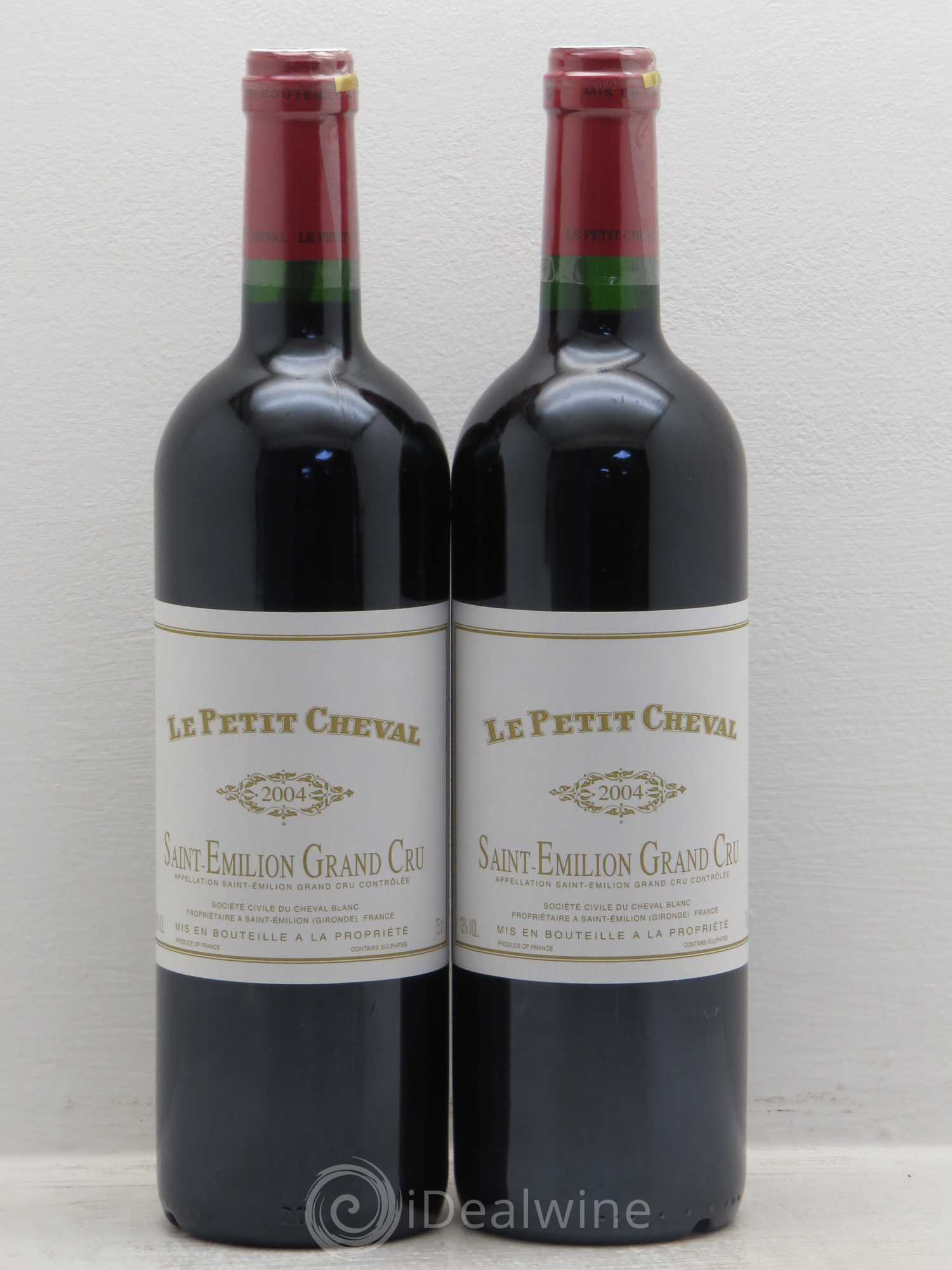 Le Petit Cheval Second Vin 2004 - Lot de 2 bouteilles - 0