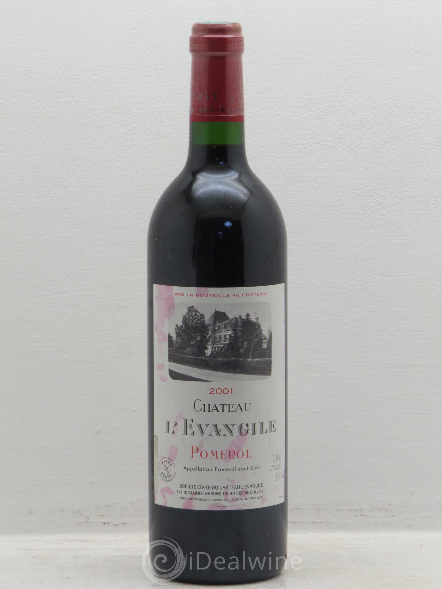 Château l' Évangile 2001 - Lot de 1 bouteille - 0