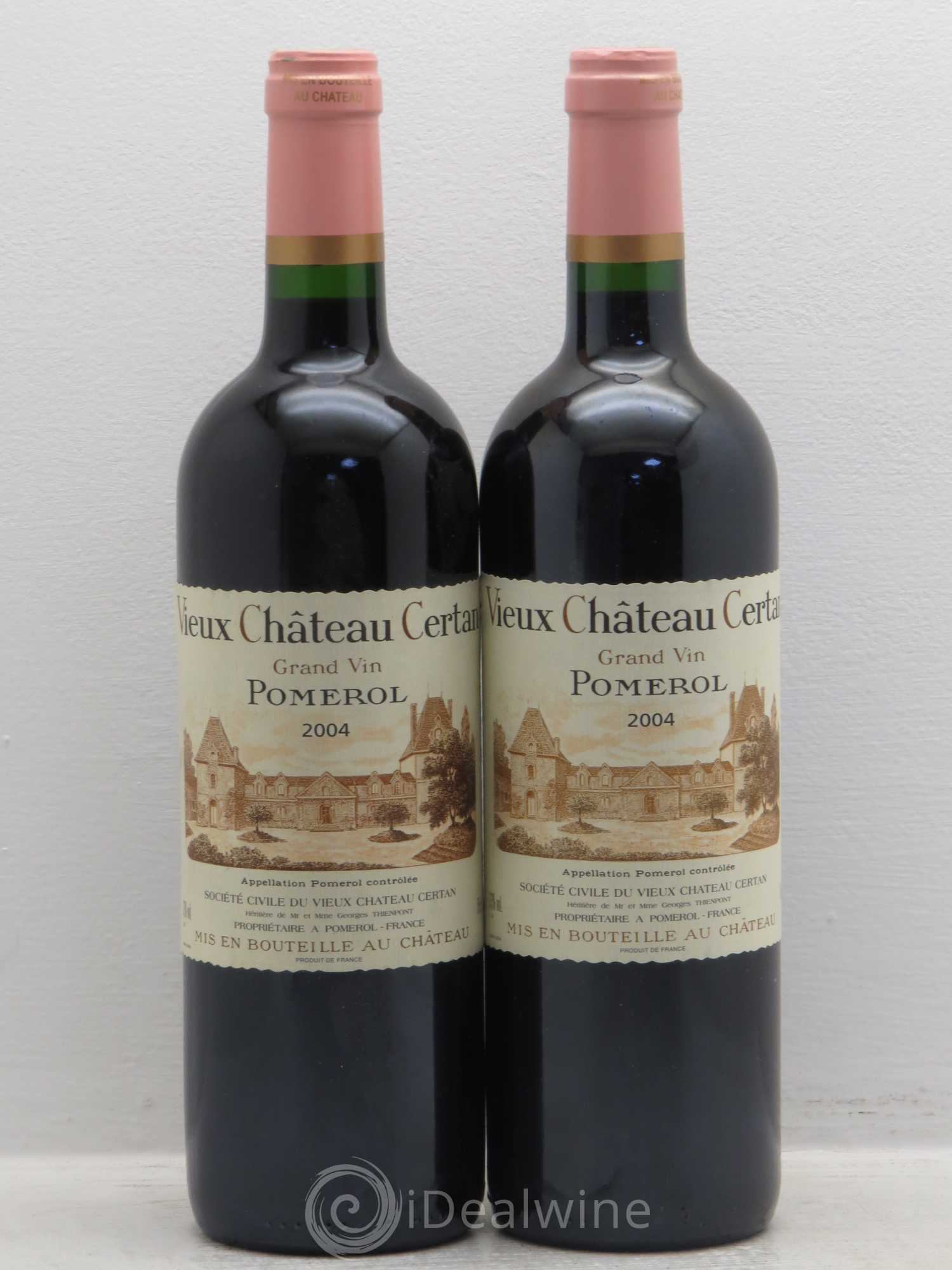 Vieux Château Certan 2004 - Lot de 2 bouteilles - 0