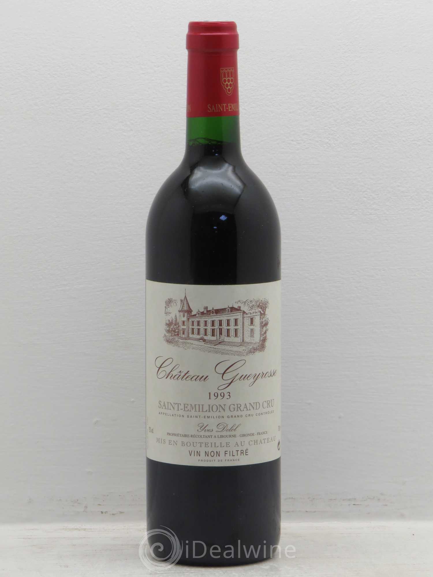 Saint-Émilion Gueyrosse 1993 - Posten von 1 Flasche - 0