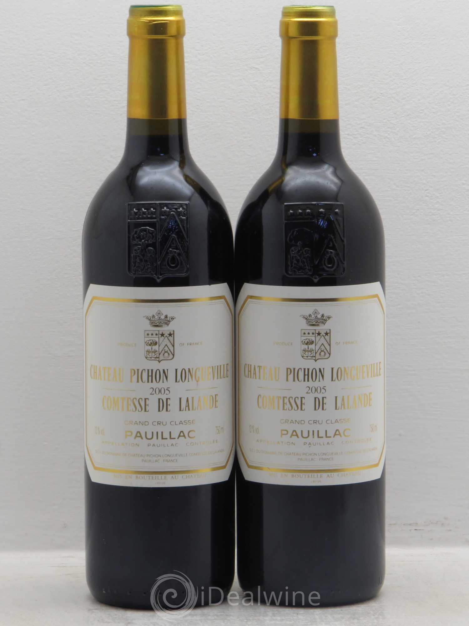 Château Pichon Longueville Comtesse de Lalande 2ème Grand Cru Classé 2005 - Lot de 2 bouteilles - 0