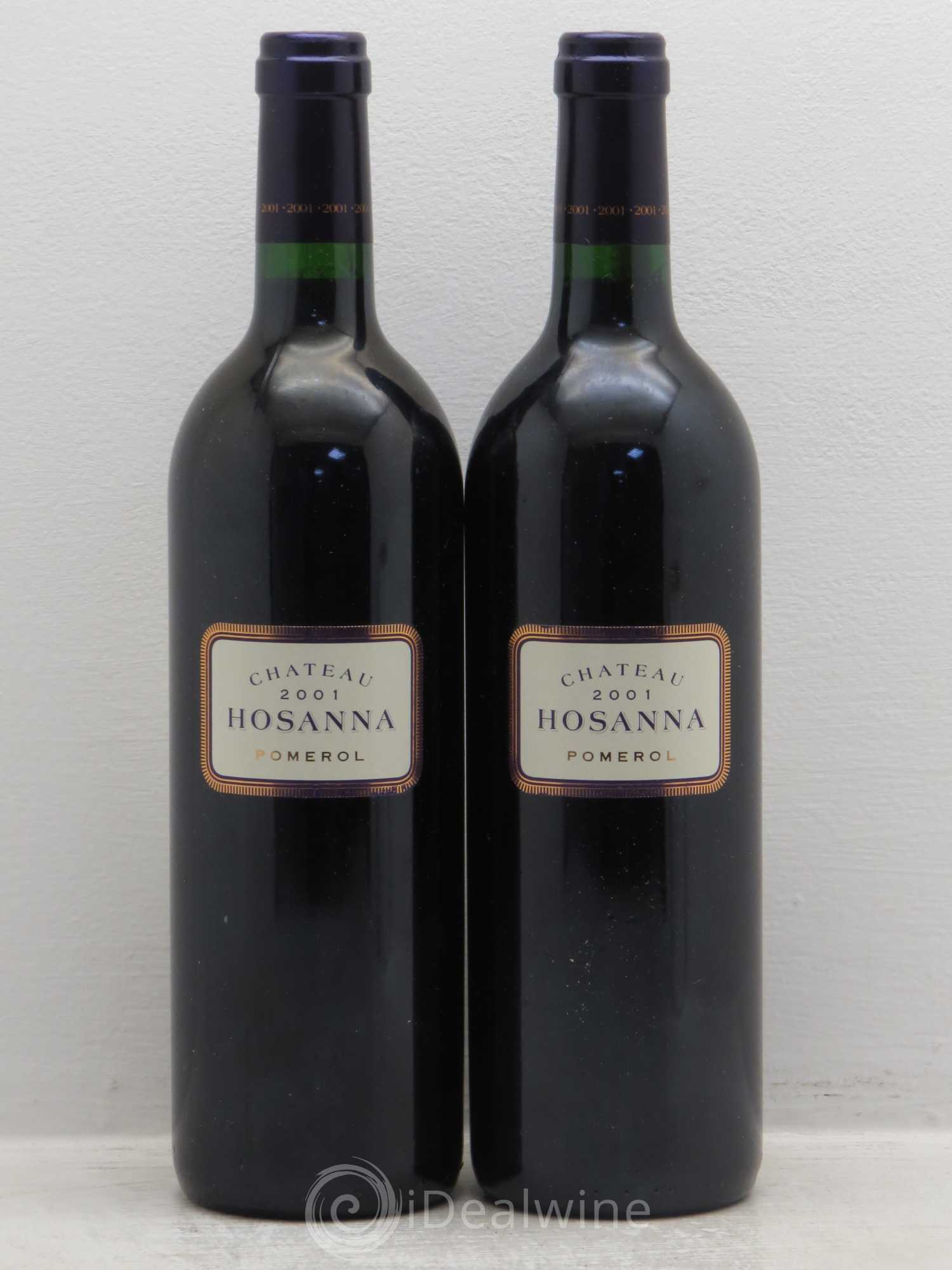 Château Hosanna 2001 - Lot de 2 bouteilles - 0