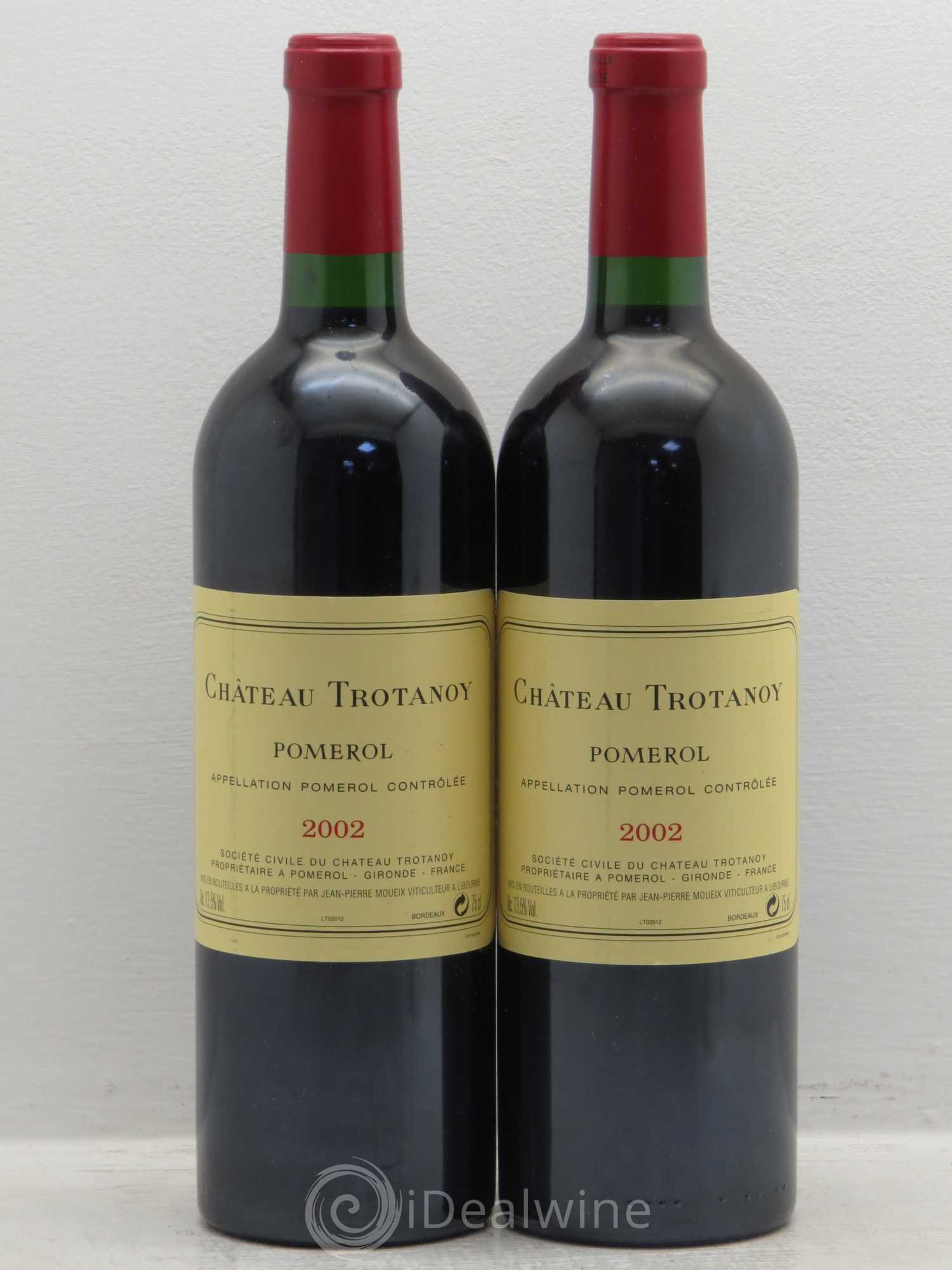 Château Trotanoy 2002 - Lot de 2 bouteilles - 0
