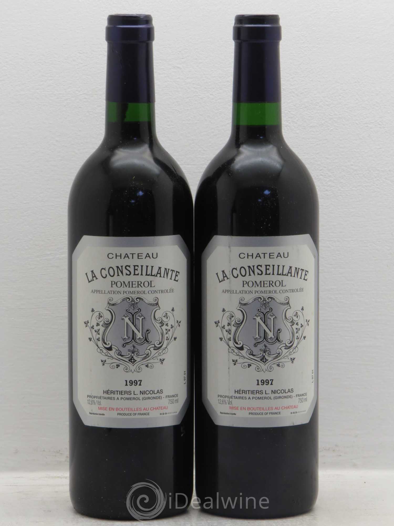 Château la Conseillante 1997 - Lot de 2 bouteilles - 0