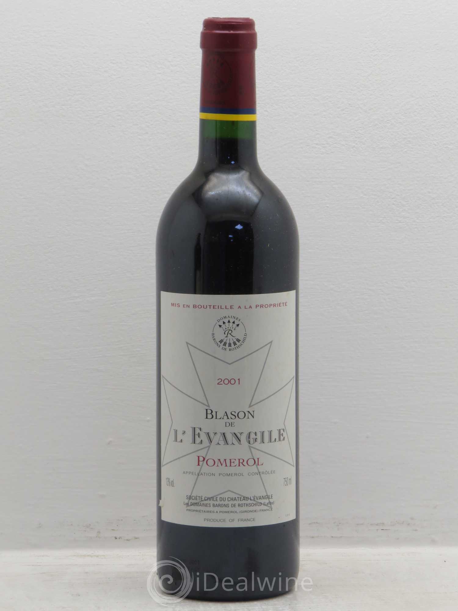 Blason de l'Evangile 2001 - Lot de 1 bouteille - 0