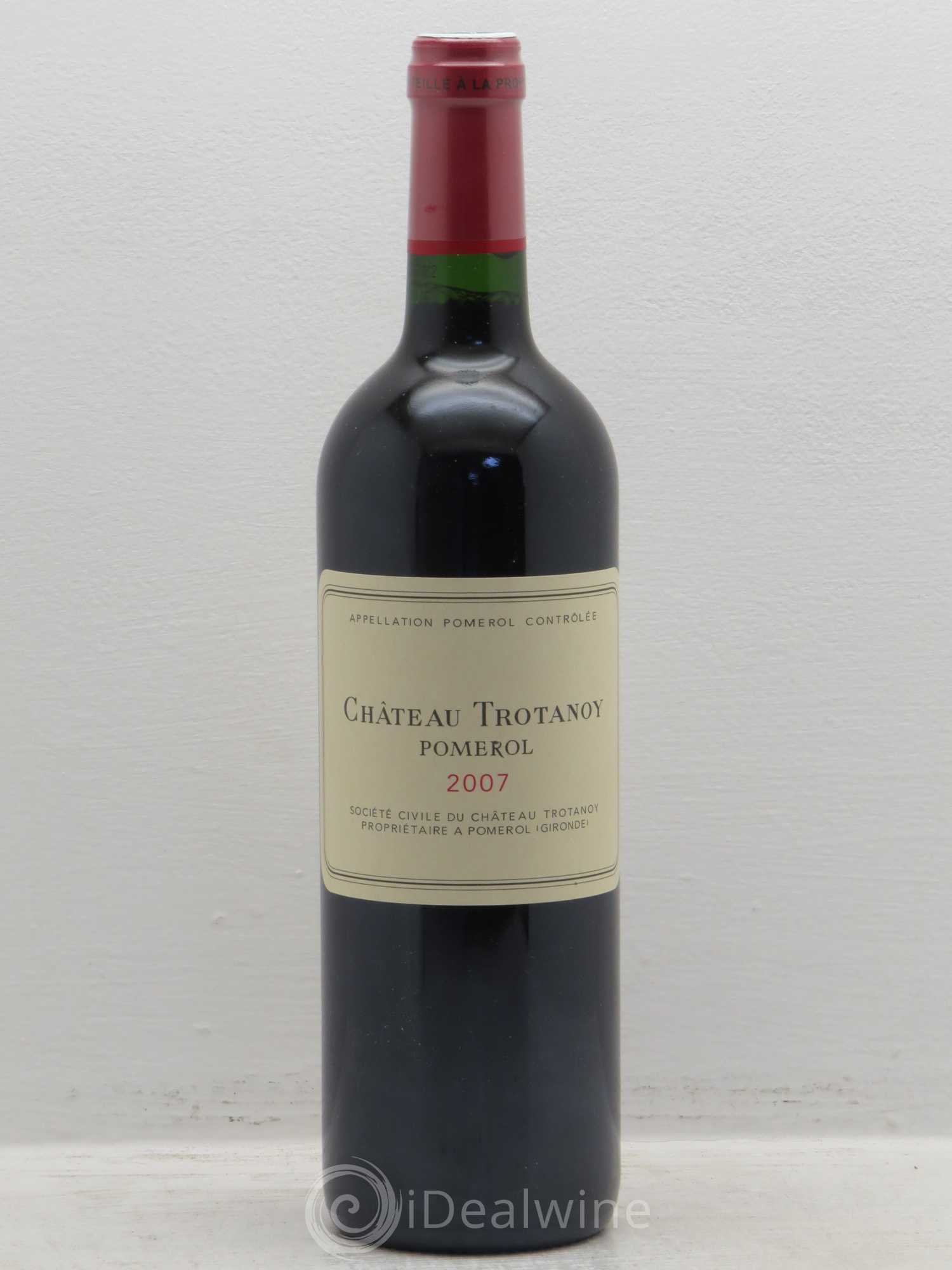 Château Trotanoy 2007 - Lot de 1 bouteille - 0