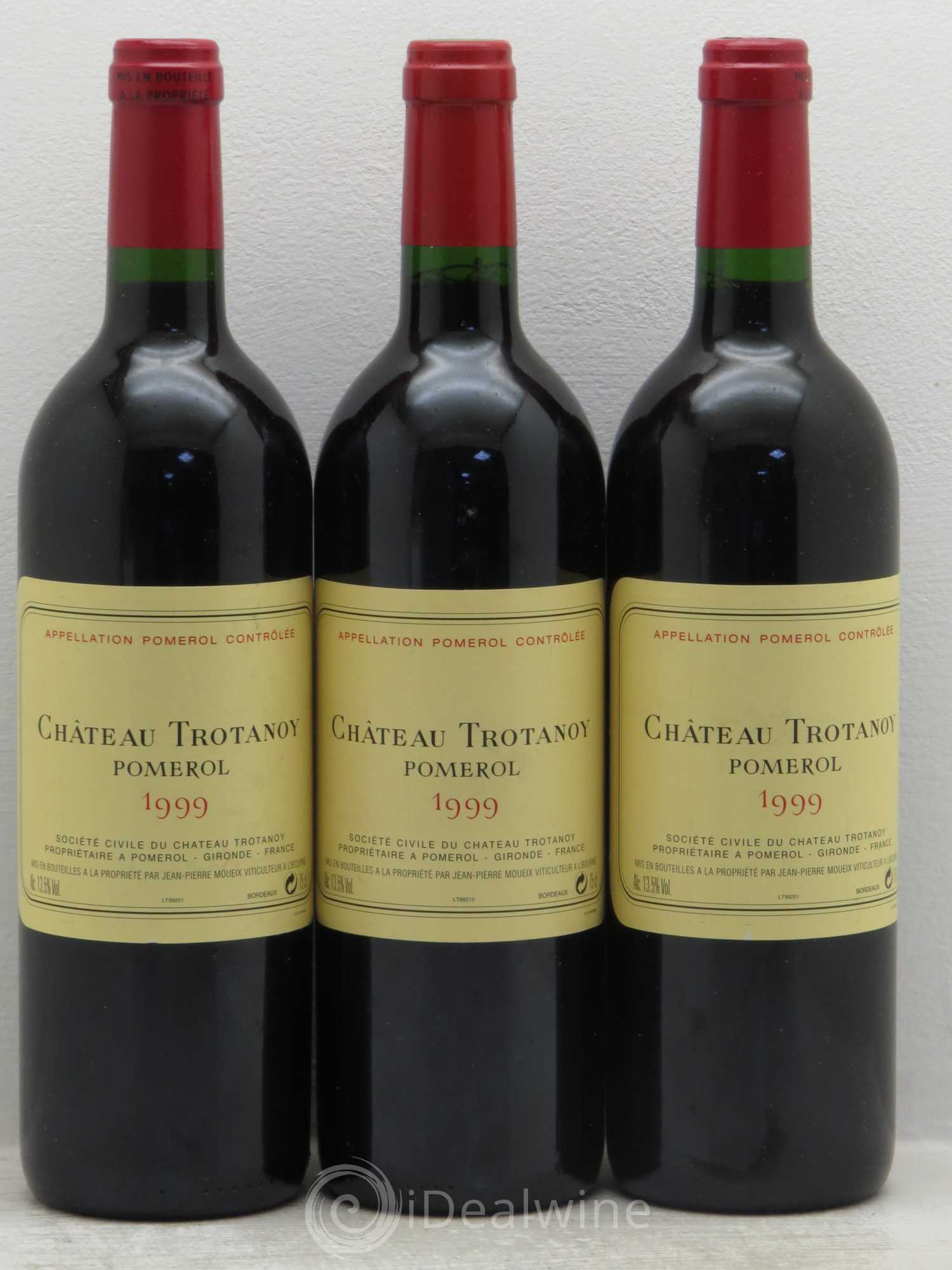 Château Trotanoy 1999 - Lot de 3 bouteilles - 0