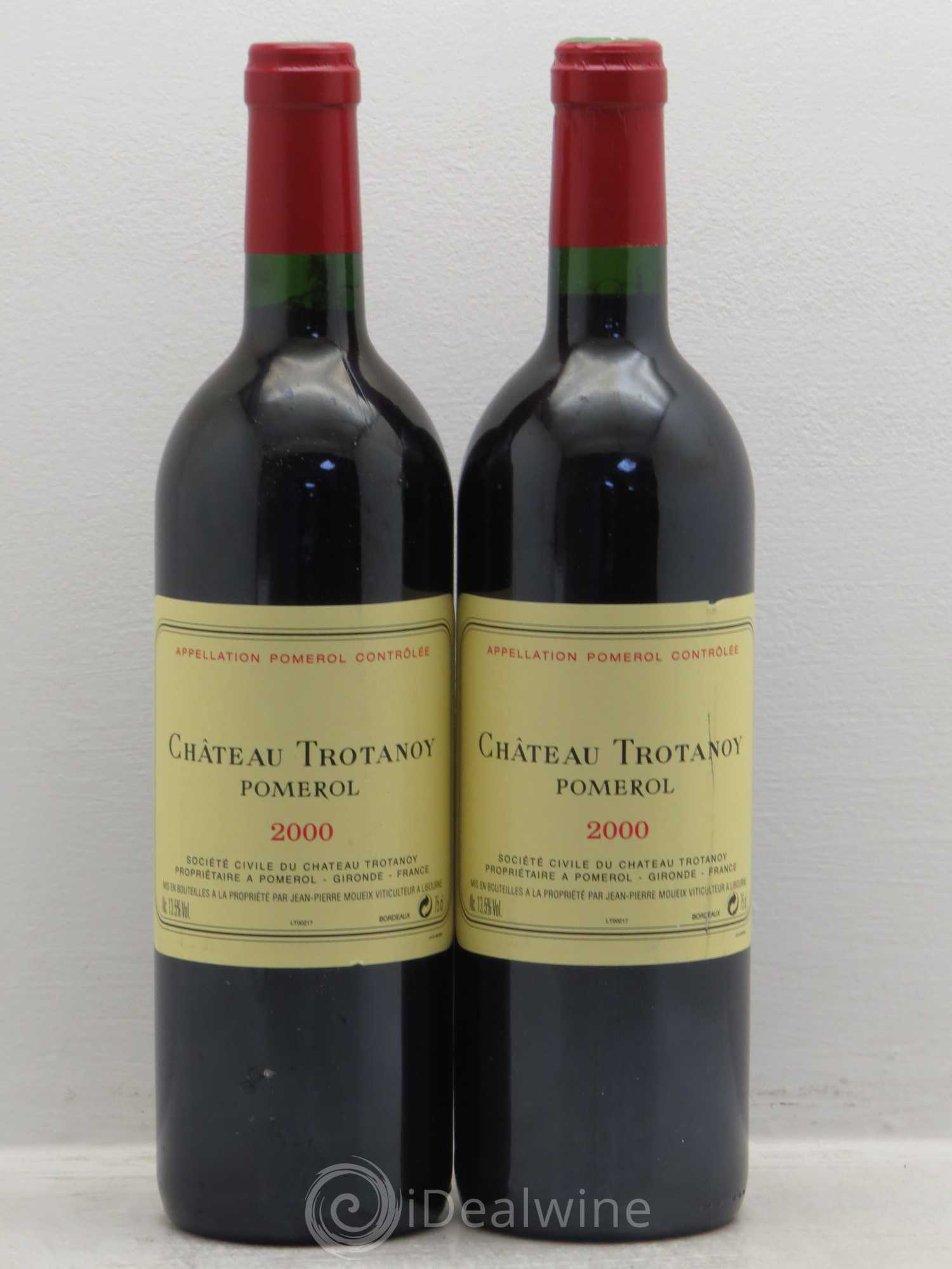 Château Trotanoy 2000 - Lot de 2 bouteilles - 0
