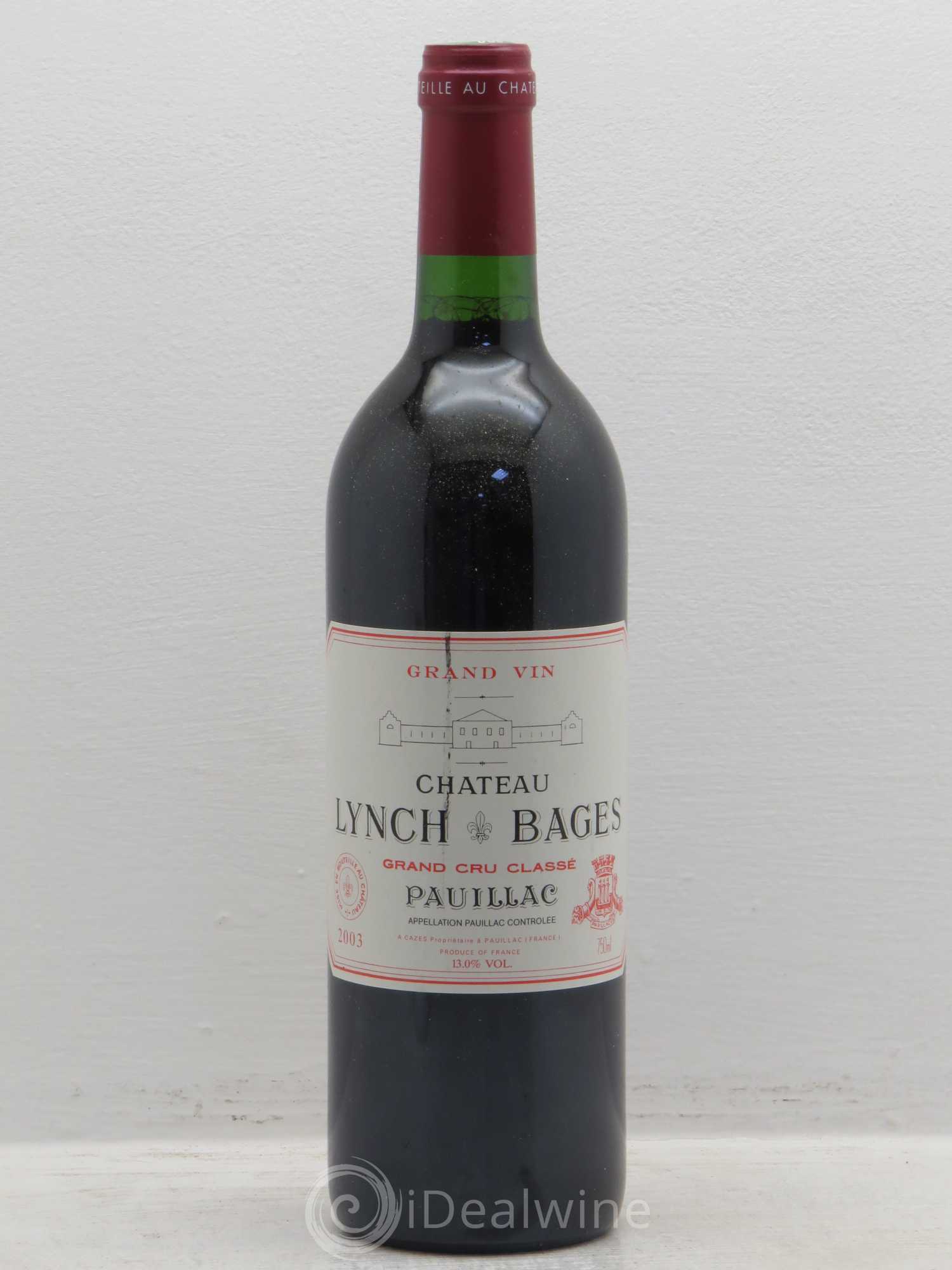 Château Lynch Bages 5ème Grand Cru Classé 2003 - Lot de 6 bouteilles - 0
