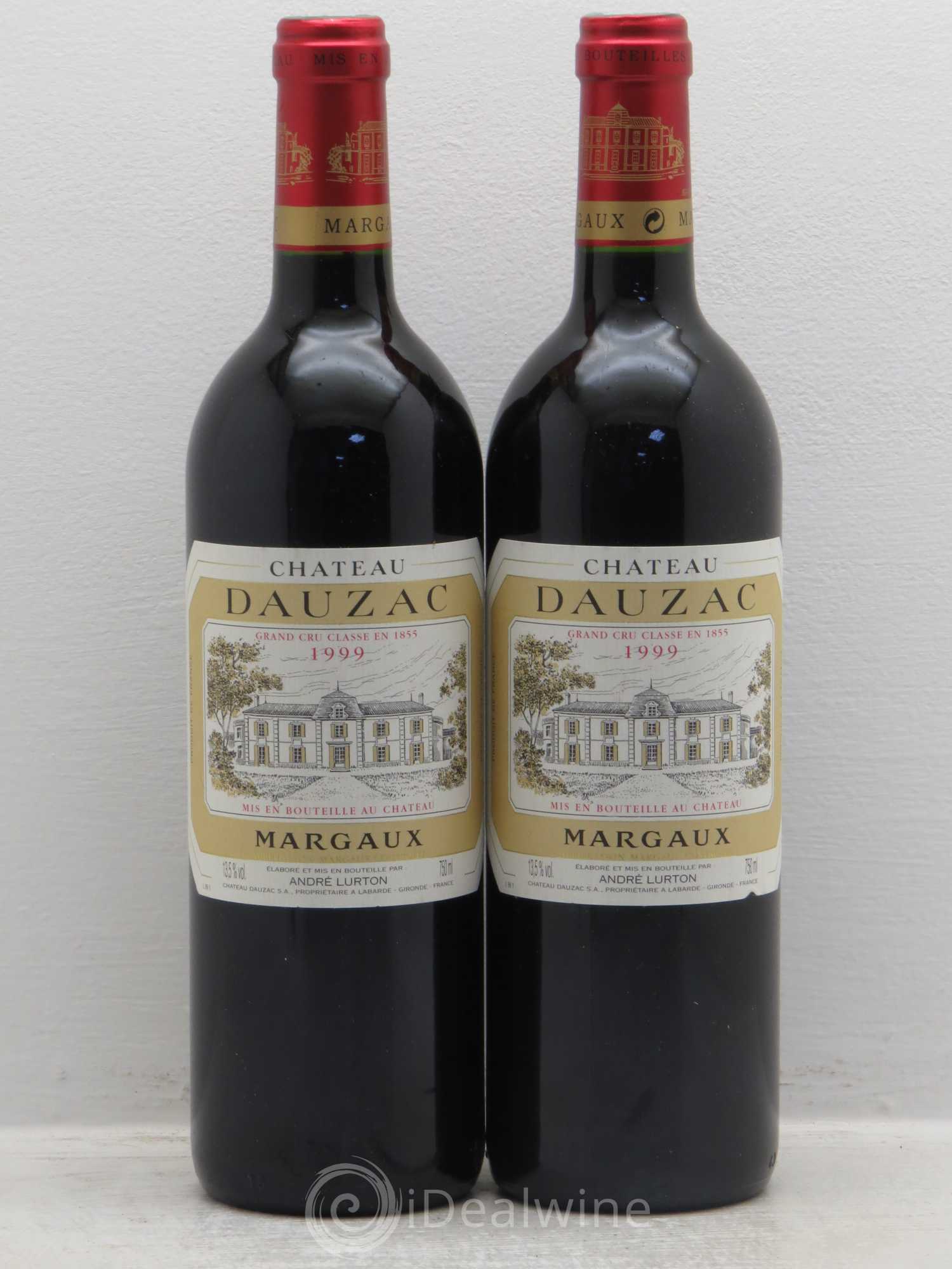 Château Dauzac 5ème Grand Cru Classé 1999 - Lot de 2 bouteilles - 0