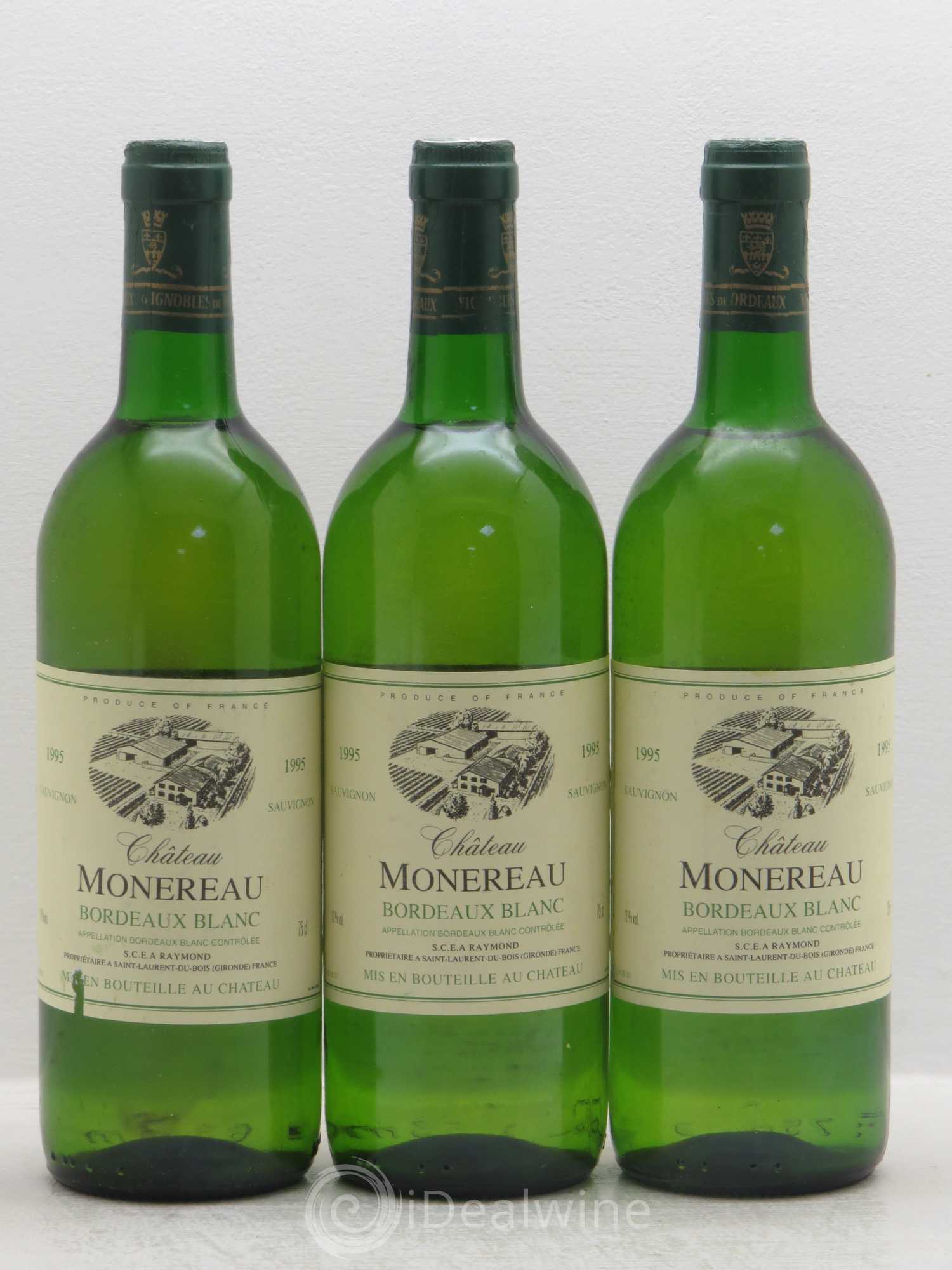 Bordeaux Monereau sauvignon 1995 - Posten von 3 Flaschen - 0