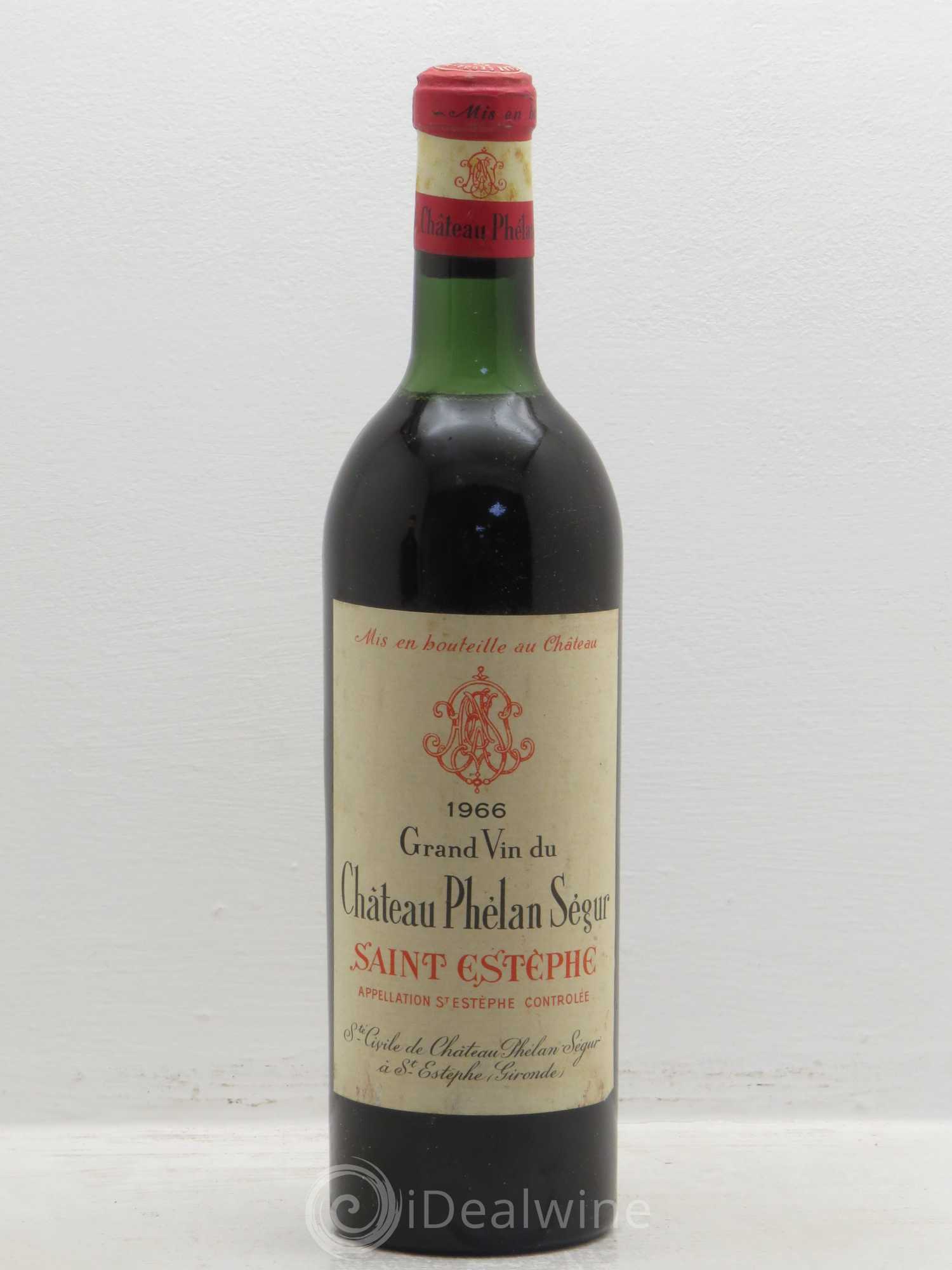 Château Phélan Ségur 1966 - Lot de 1 bouteille - 0