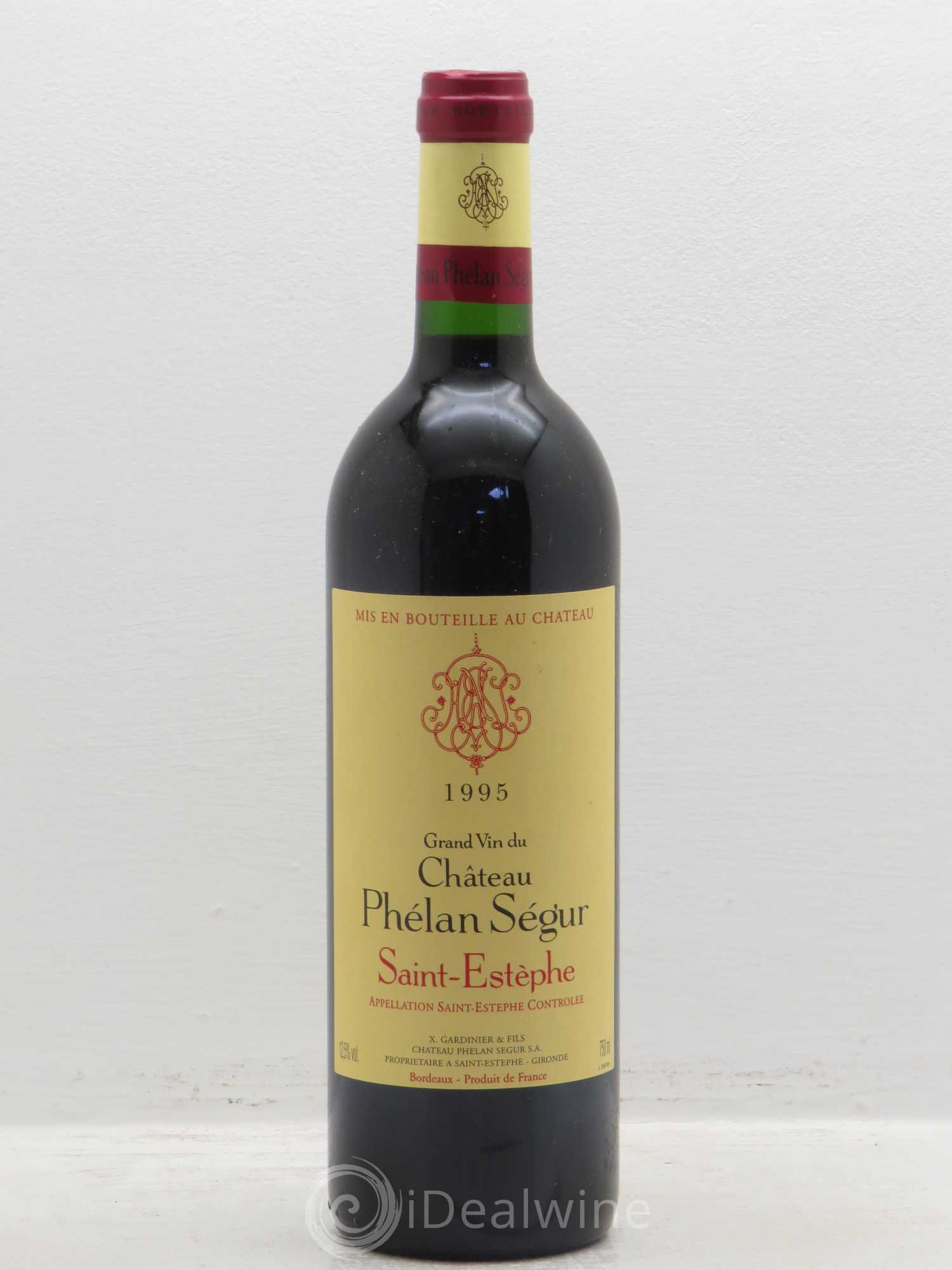 Château Phélan Ségur 1995 - Lot de 1 bouteille - 0