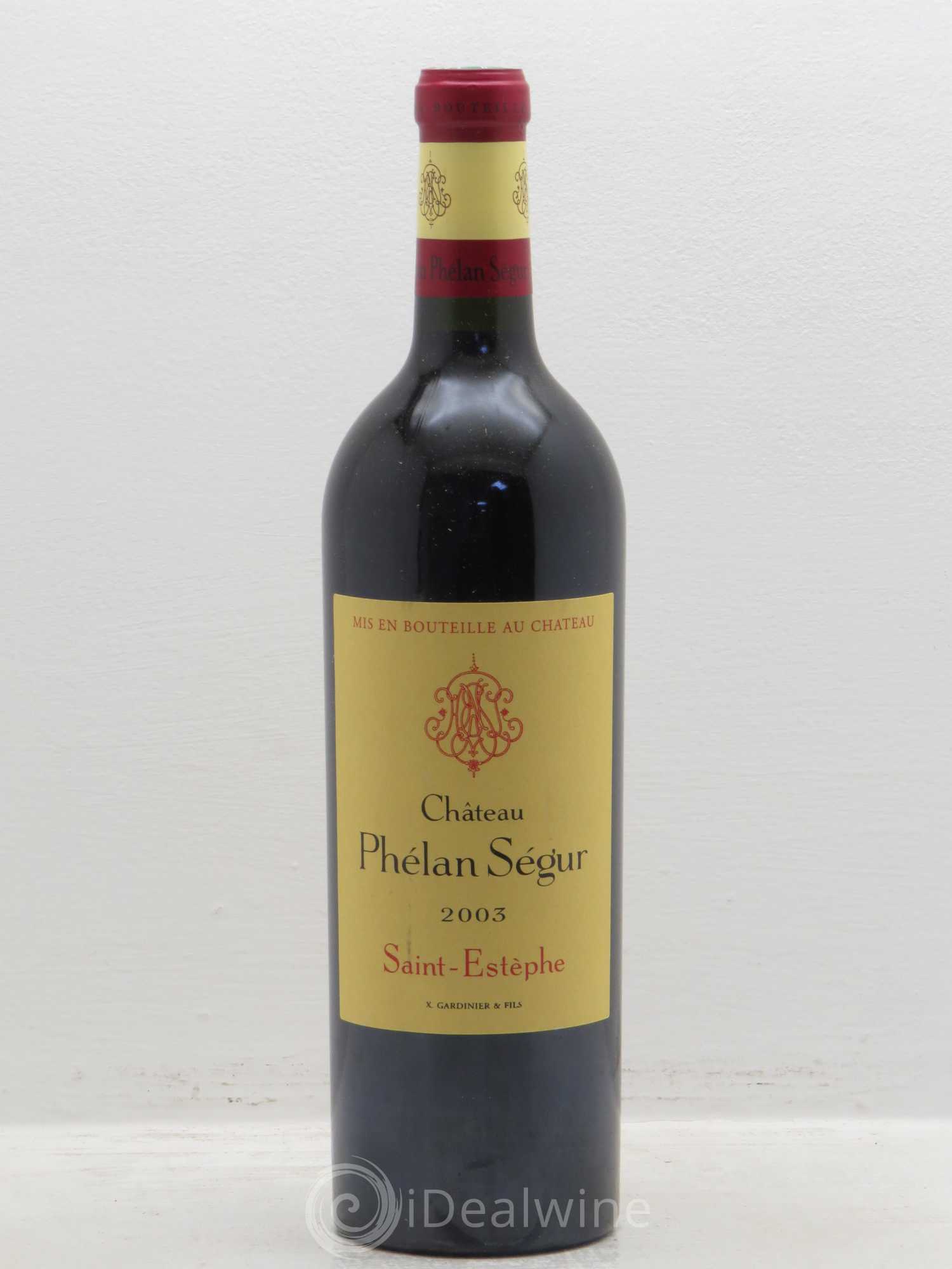 Château Phélan Ségur 2003 - Lot de 6 bouteilles - 0