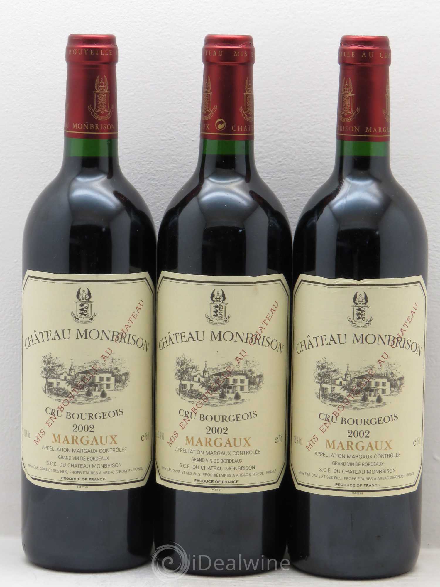 Château Monbrison 2002 - Posten von 3 Flaschen - 0