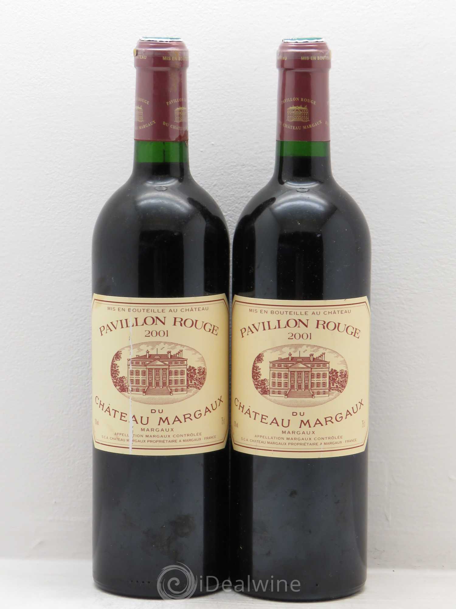 Pavillon Rouge du Château Margaux Second Vin 2001 - Lot de 2 bouteilles - 0
