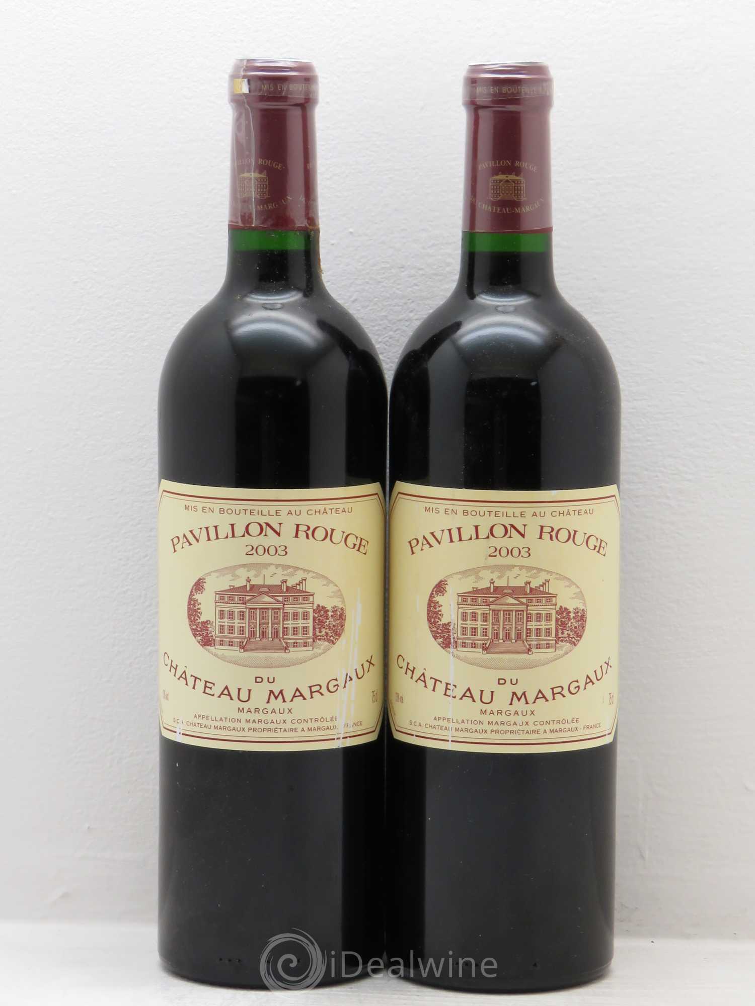Pavillon Rouge du Château Margaux Second Vin 2003 - Lot de 2 bouteilles - 0