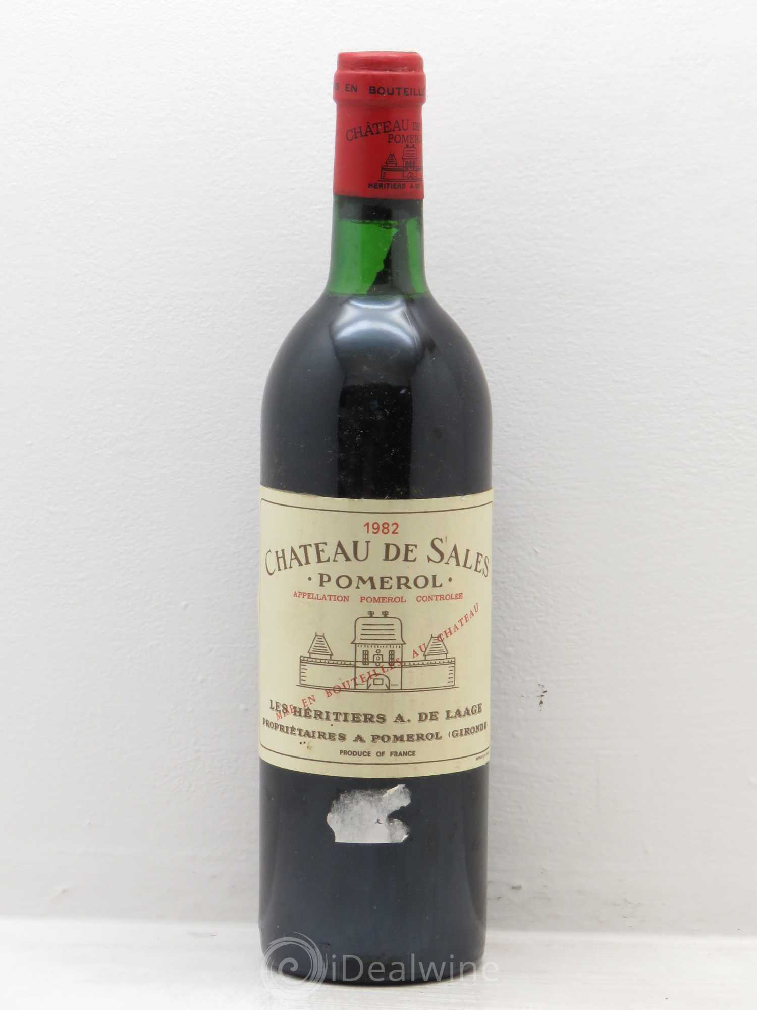 Château de Sales 1982 - Lot de 1 bouteille - 0