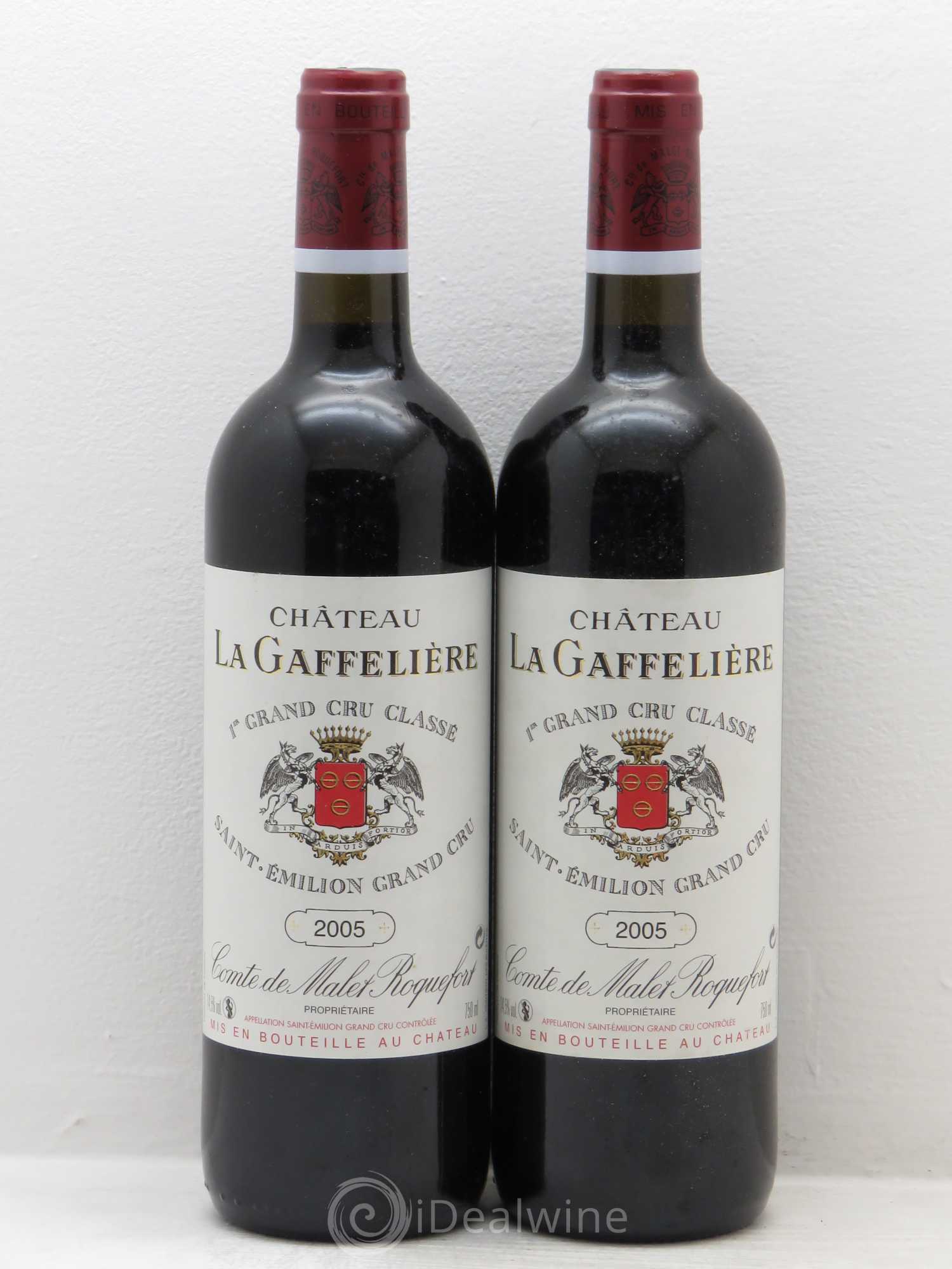 Château la Gaffelière 1er Grand Cru Classé B 2005 - Lot de 2 bouteilles - 0