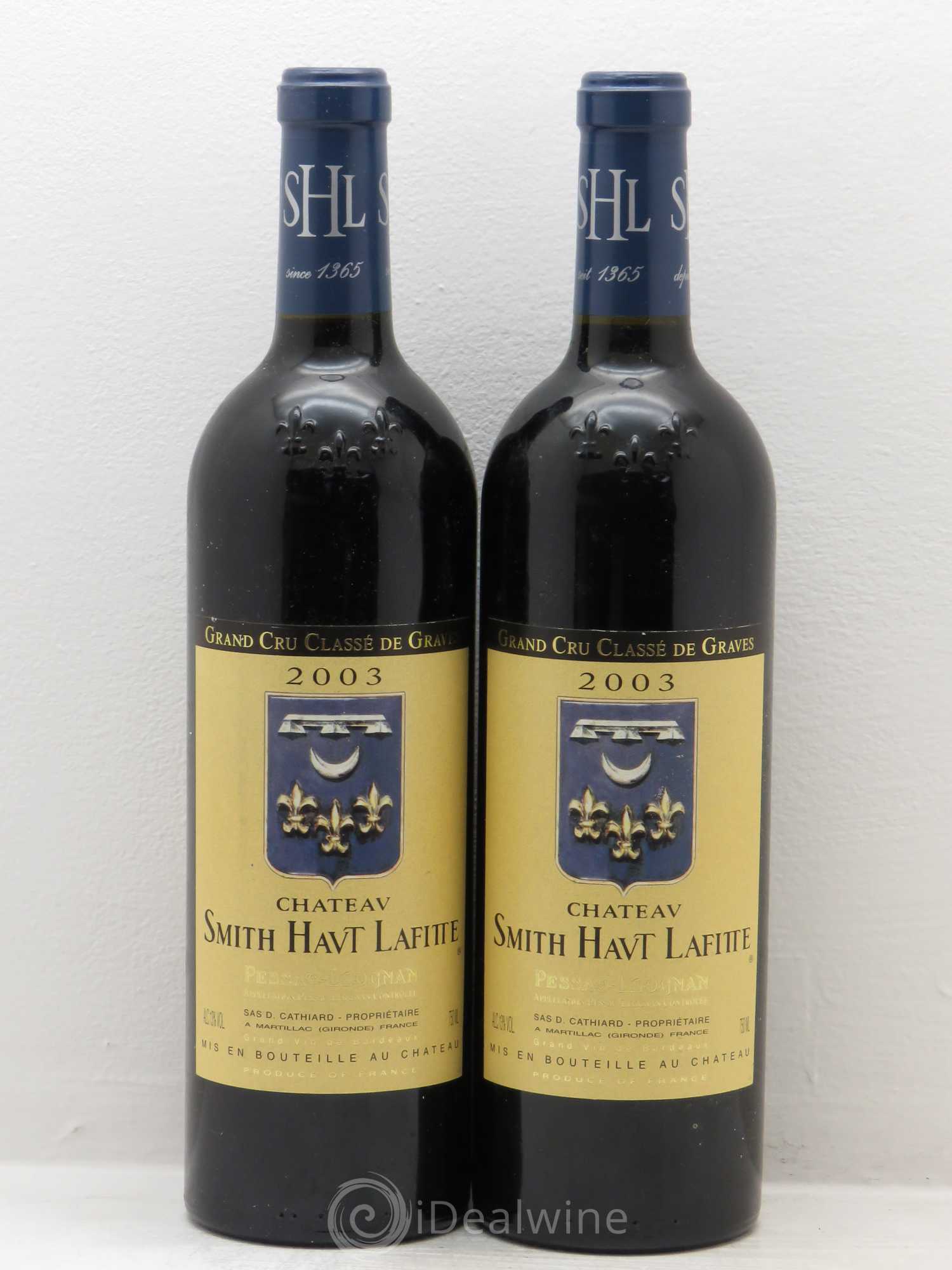 Les Hauts de Smith Second Vin 2003 - Lot de 2 bouteilles - 0