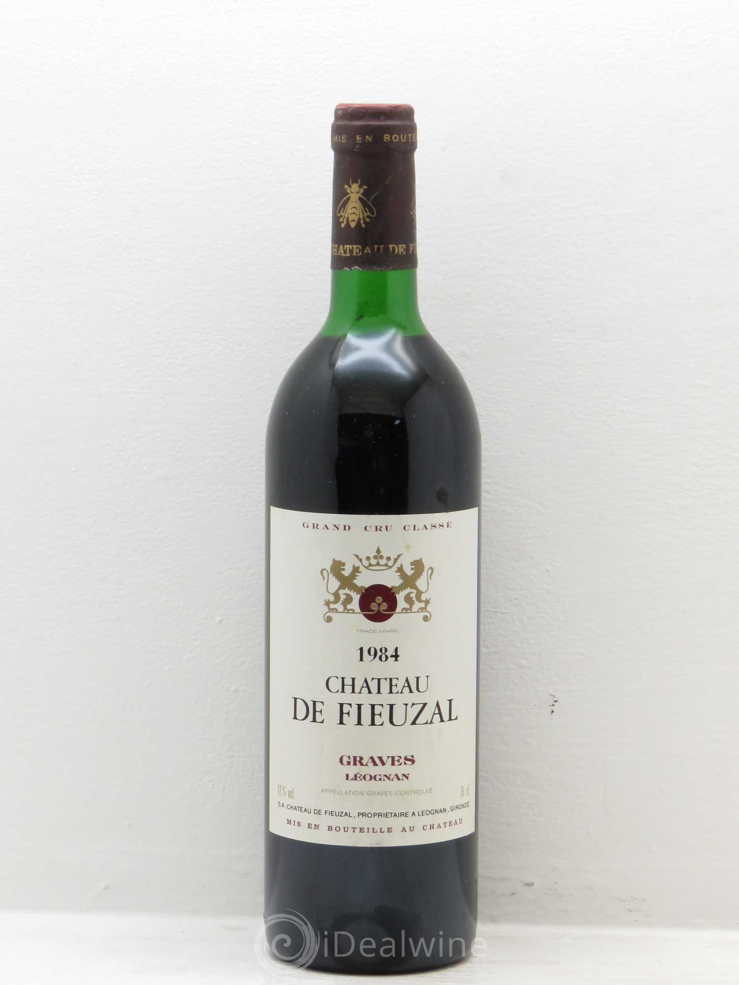 Château de Fieuzal Cru Classé de Graves 1984 - Lot de 1 bouteille - 0