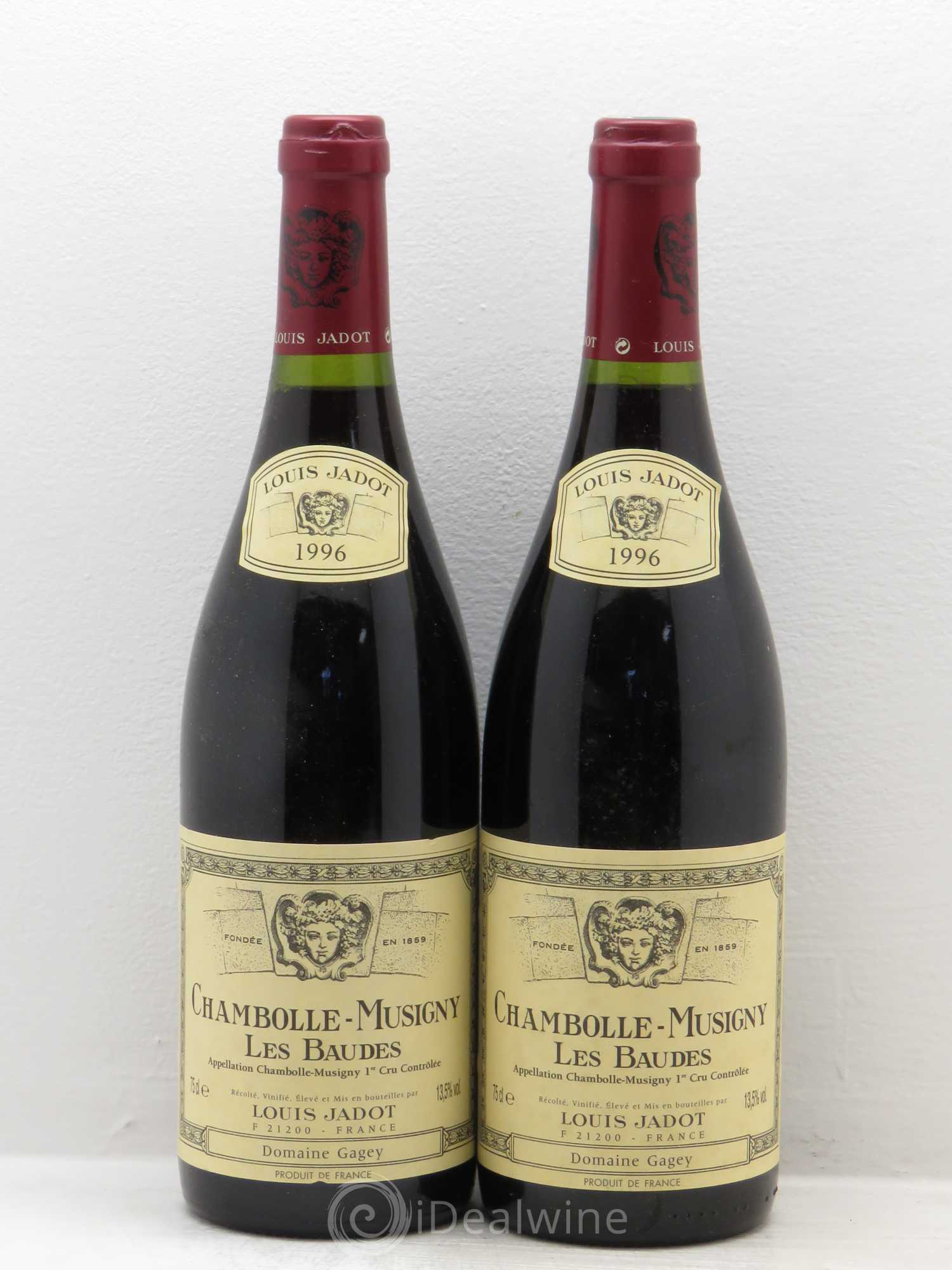 Chambolle-Musigny 1er Cru André Gagny 1996 - Lot de 2 bouteilles - 0
