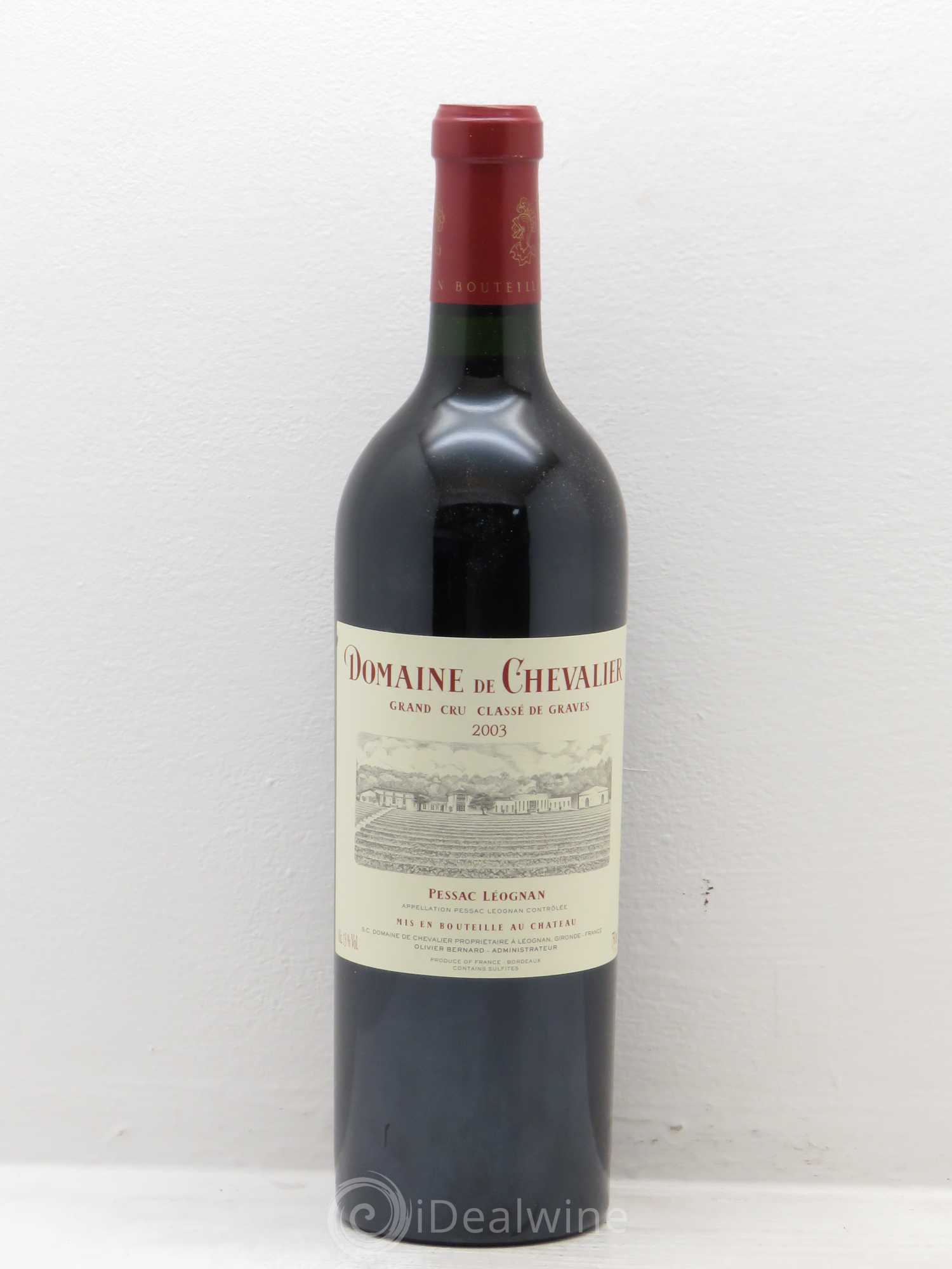 Domaine de Chevalier Cru Classé de Graves 2003 - Lot de 1 bouteille - 0