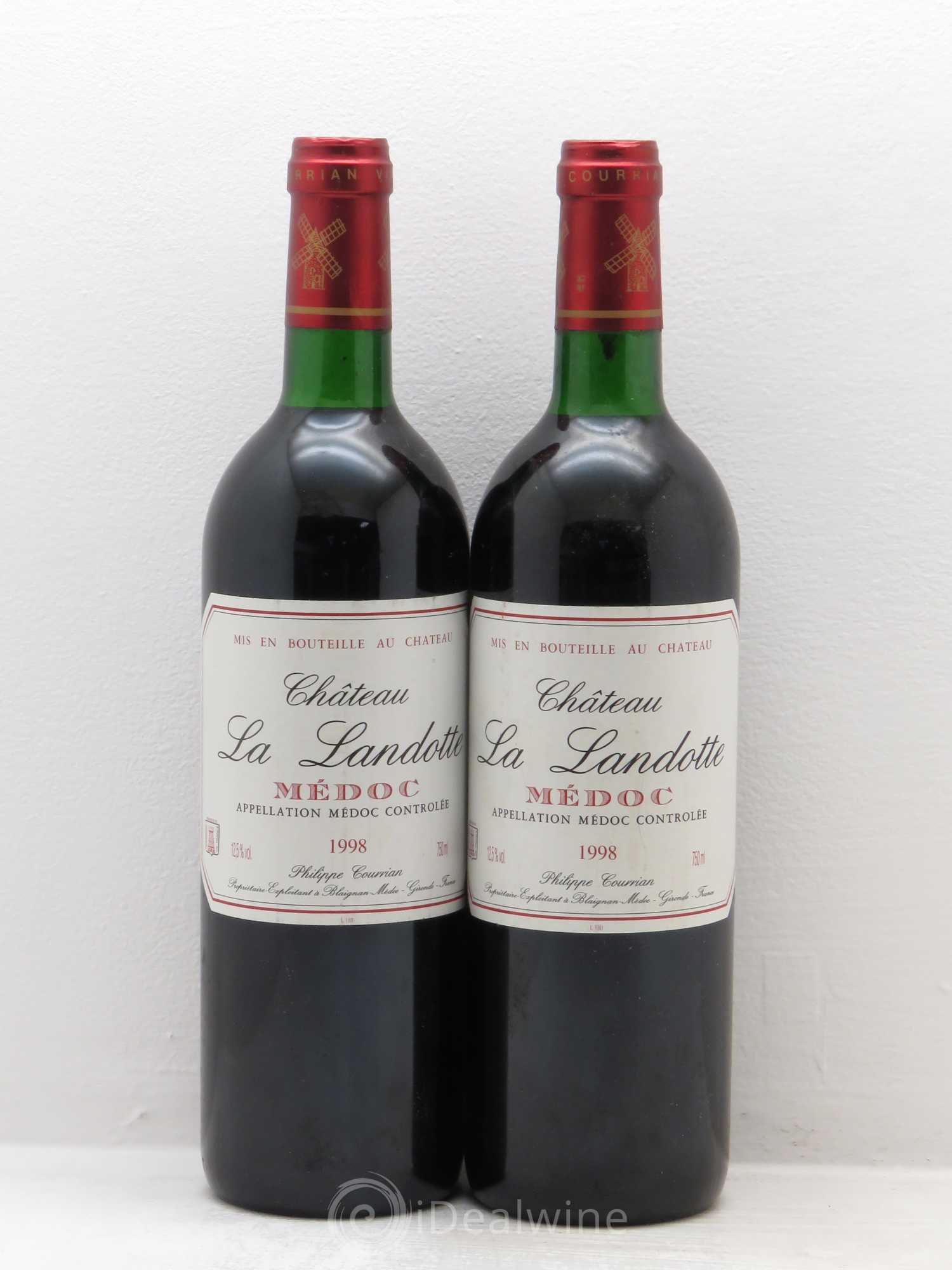 Bordeaux la Landotte 1998 - Posten von 2 Flaschen - 0