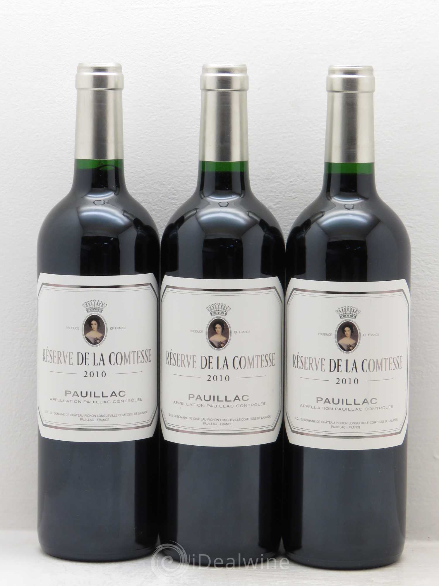 Réserve de la Comtesse Second Vin 2010 - Lot de 3 bouteilles - 0