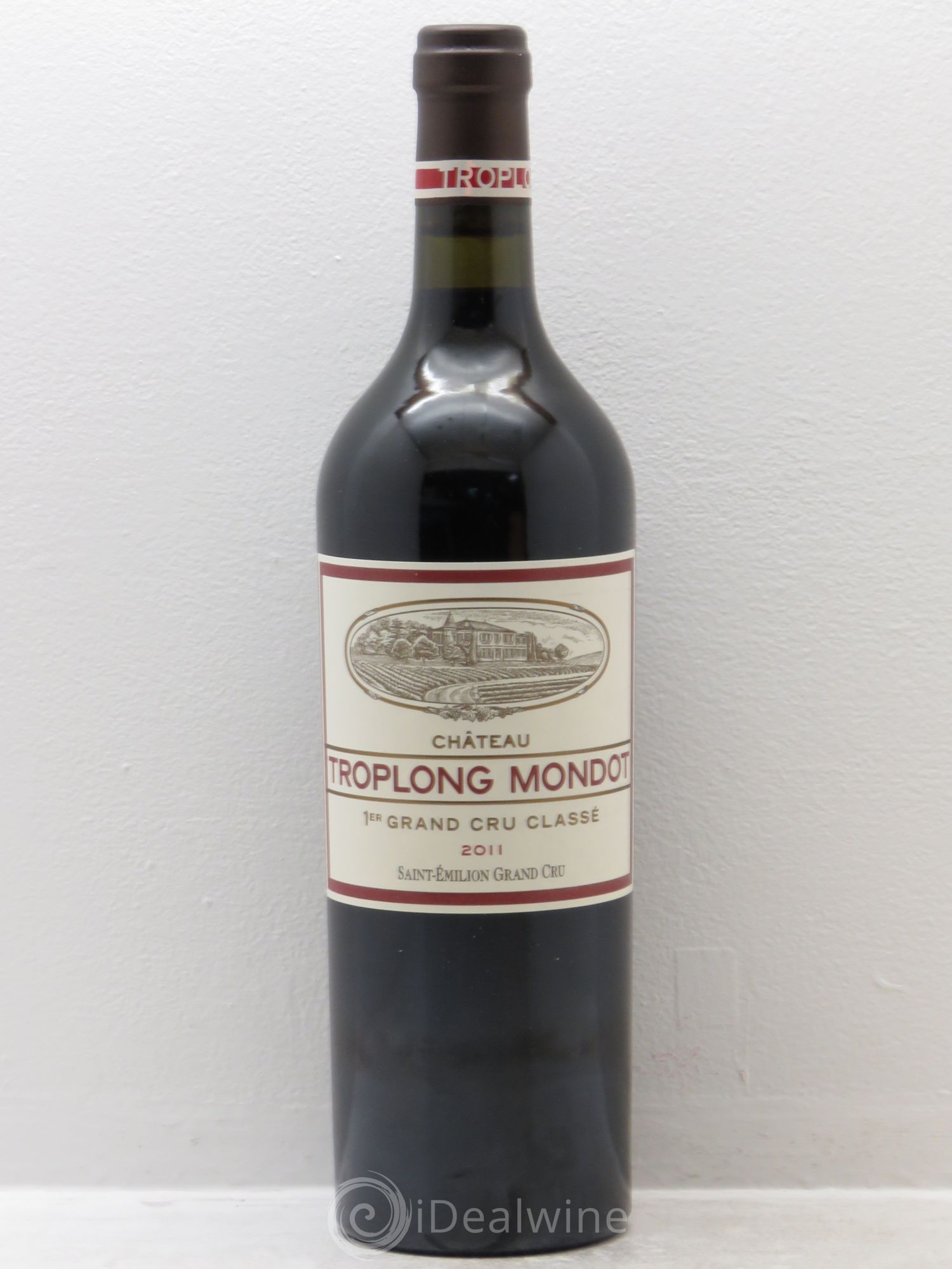 Château Troplong Mondot 1er Grand Cru Classé B 2011 - Lot de 12 bouteilles - 0