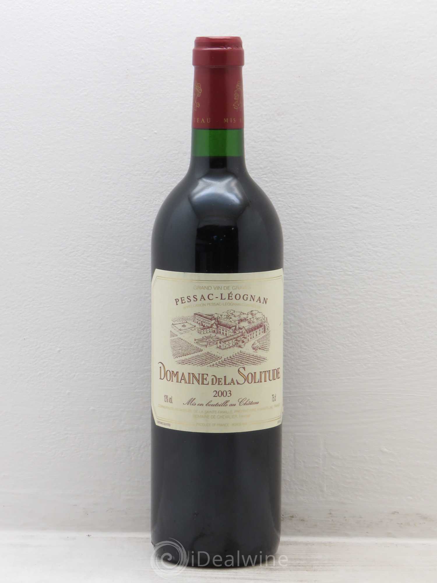 Domaine de la Solitude 2003 - Lot de 12 bouteilles - 0