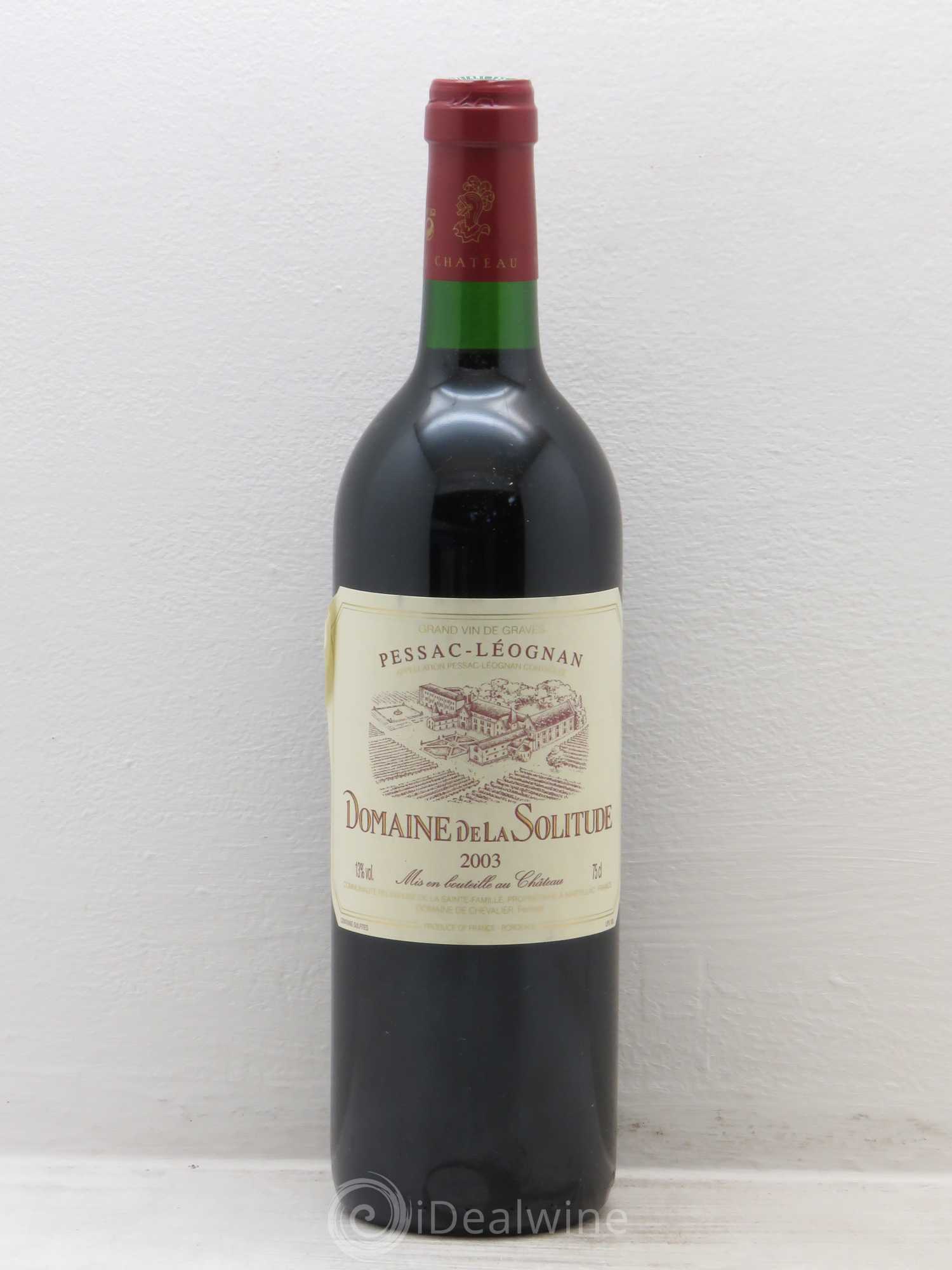 Domaine de la Solitude 2003 - Lot de 6 bouteilles - 0