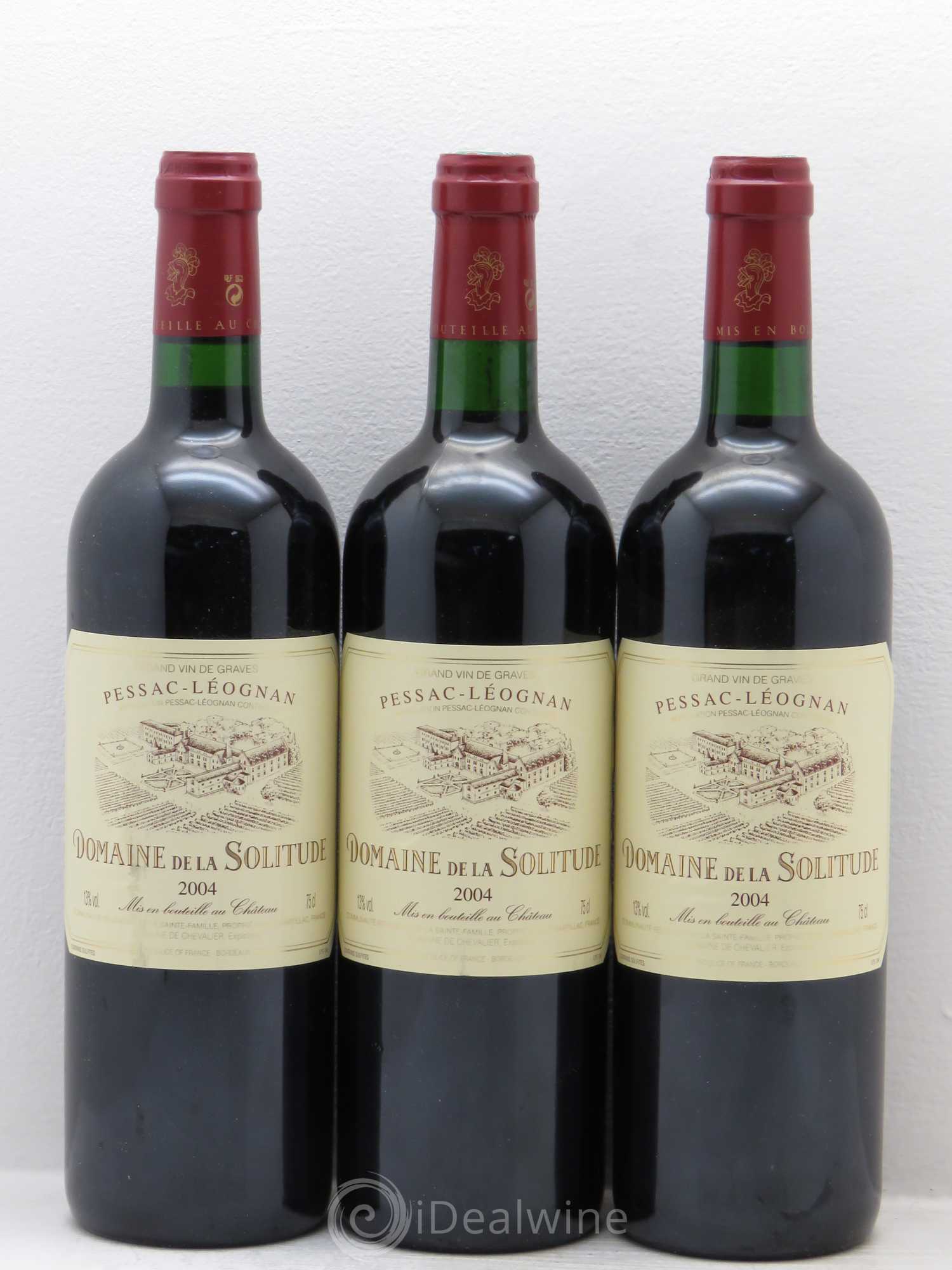 Domaine de la Solitude 2004 - Lot de 3 bouteilles - 0