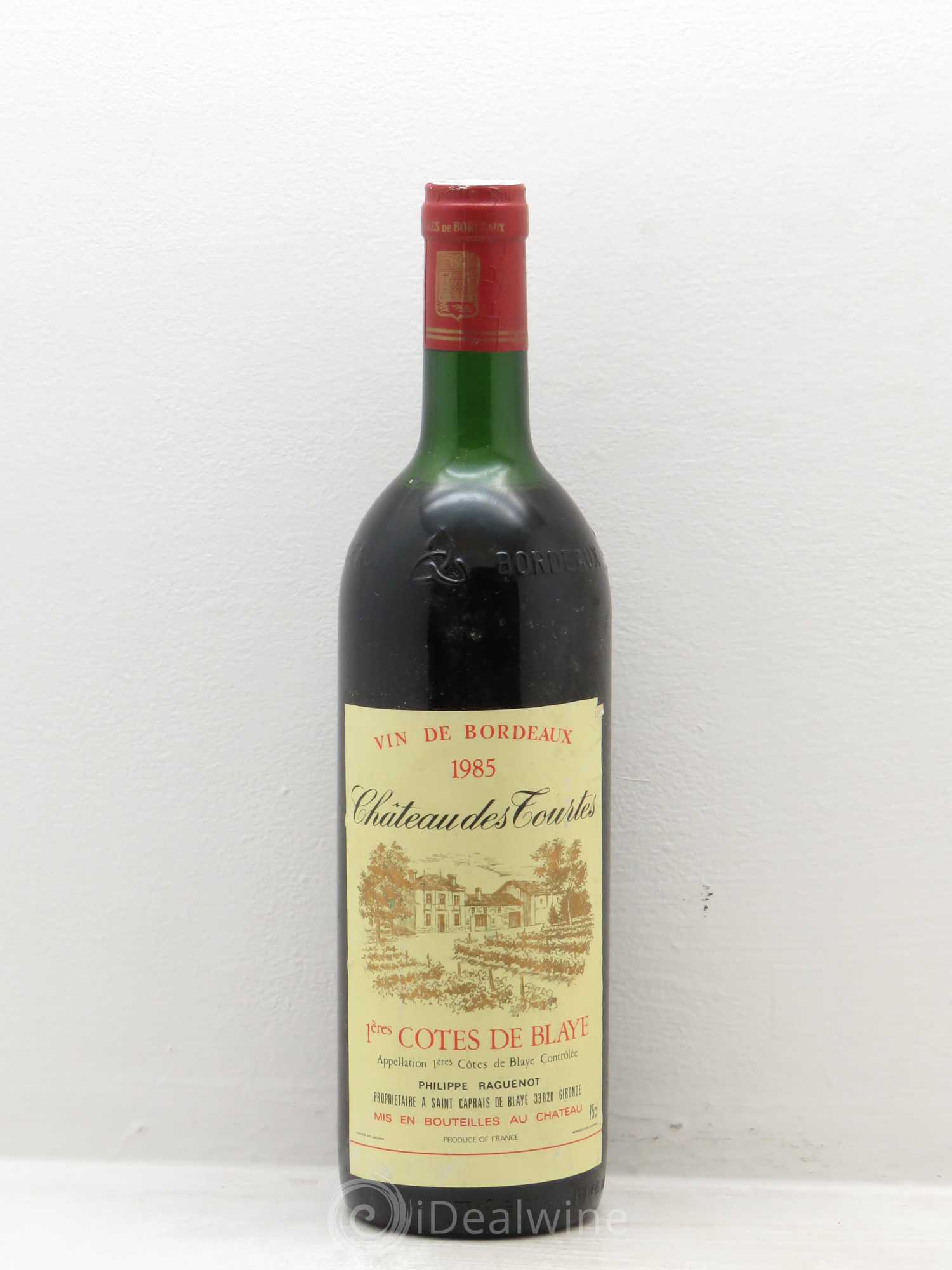 Bordeaux chateau des tourtes 1985 - Posten von 1 Flasche - 0