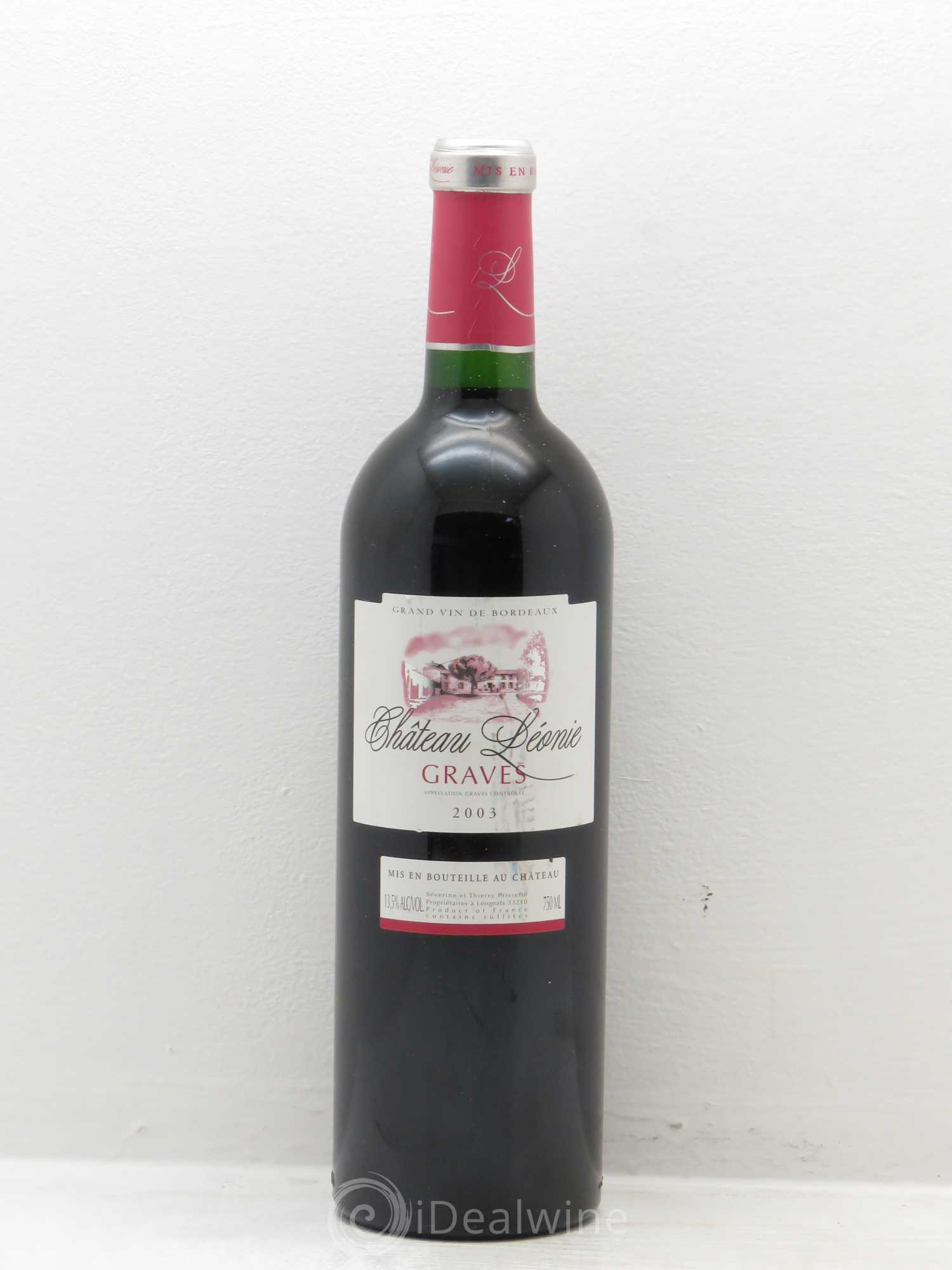 Bordeaux Léonie 2003 - Lot de 1 bouteille - 0