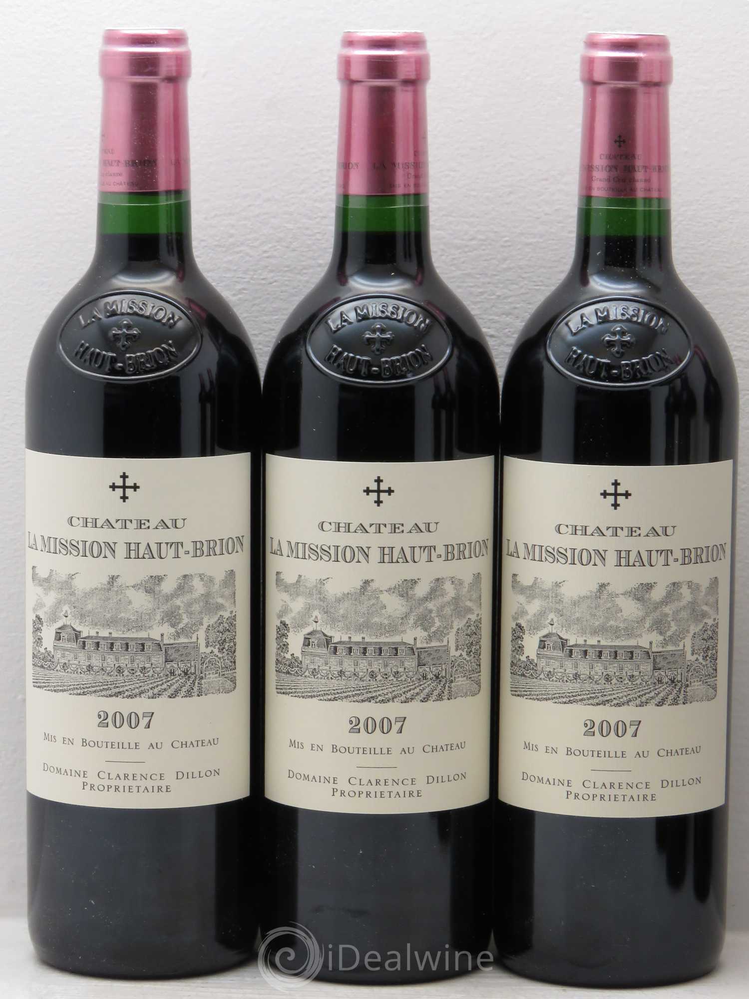 Château la Mission Haut-Brion Cru Classé de Graves 2007 - Lot de 6 bouteilles - 1