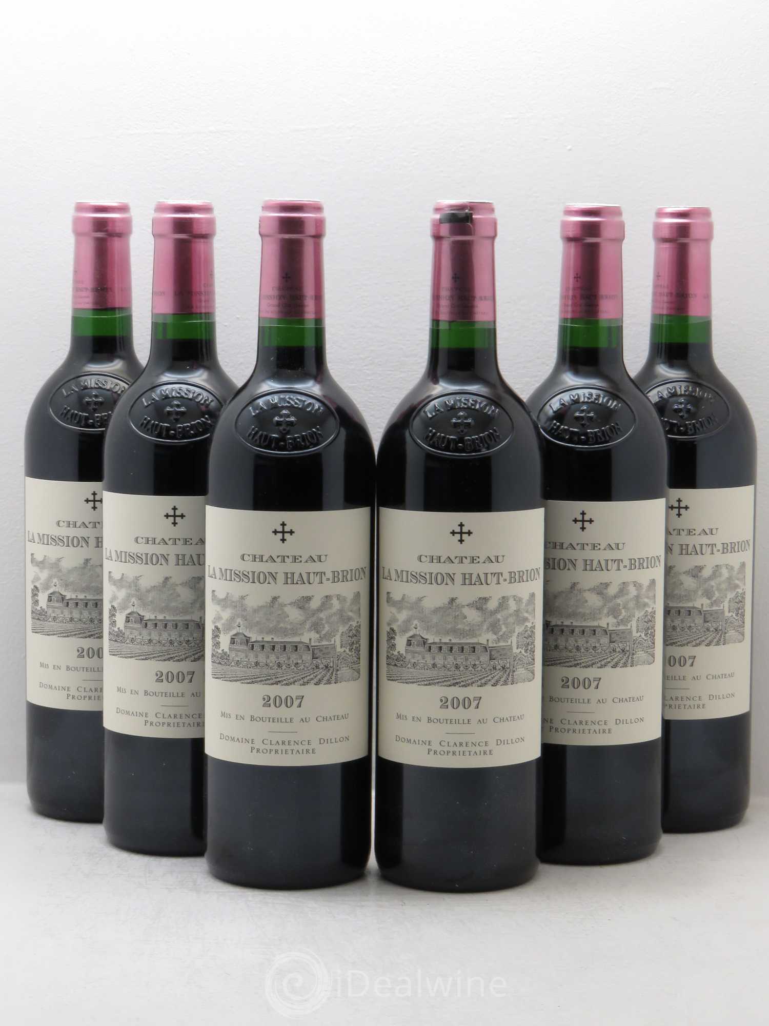 Château la Mission Haut-Brion Cru Classé de Graves 2007 - Lot de 6 bouteilles - 0