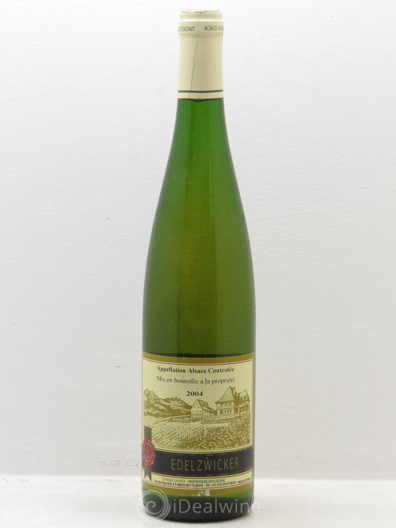Alsace Edelzwicker Jean Greiner 2004 - Posten von 6 Flaschen - 0