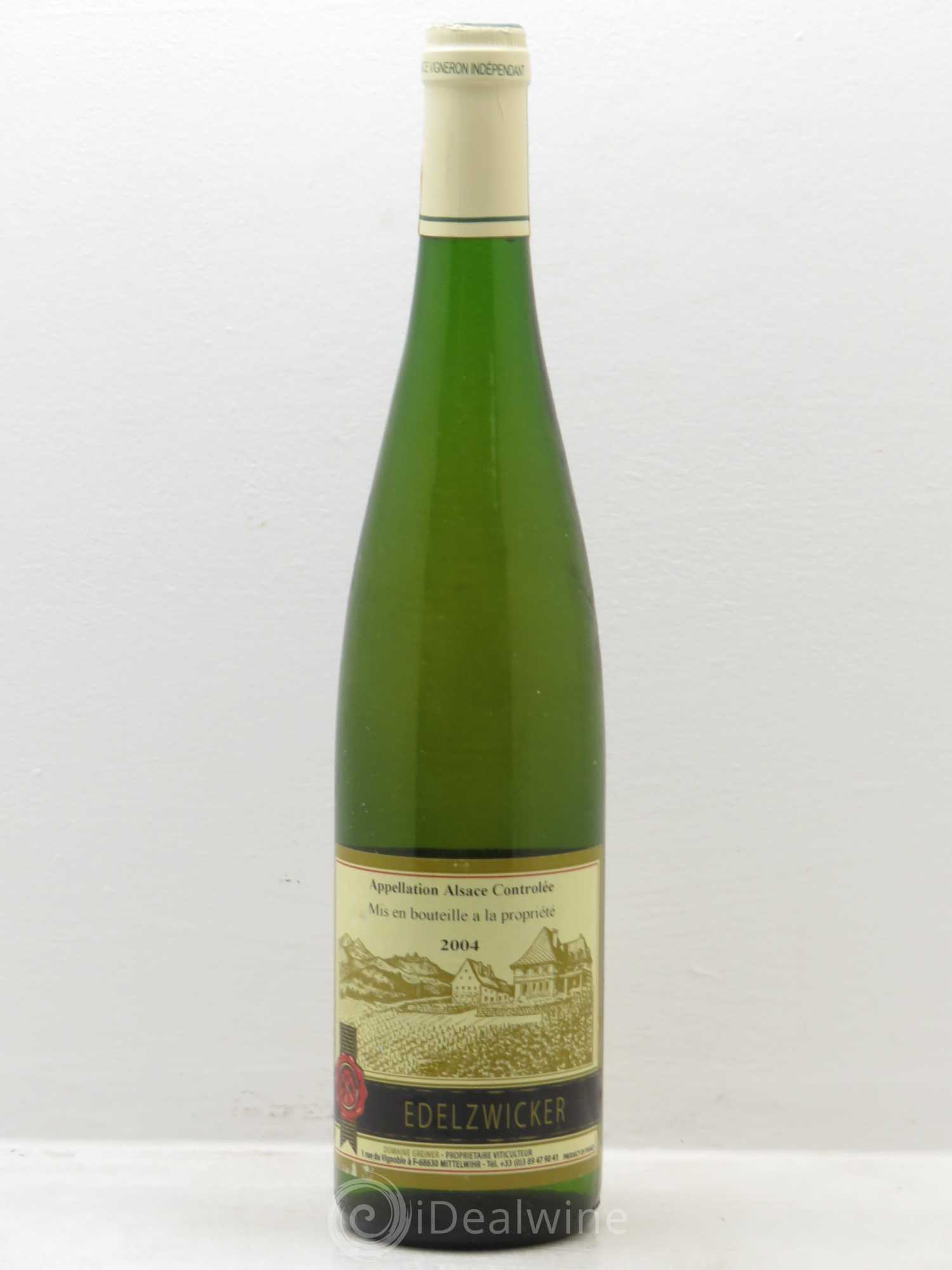 Alsace Edelzwicker Jean Greiner 2004 - Posten von 1 Flasche - 0