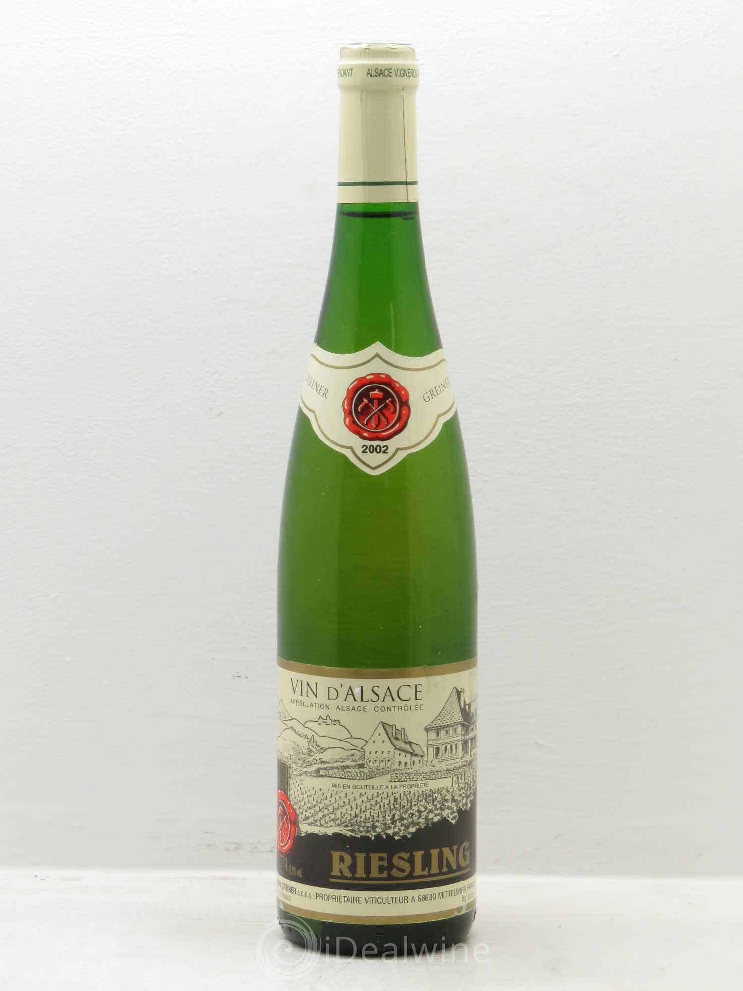 Riesling Jean Greiner 2002 - Posten von 1 Flasche - 0