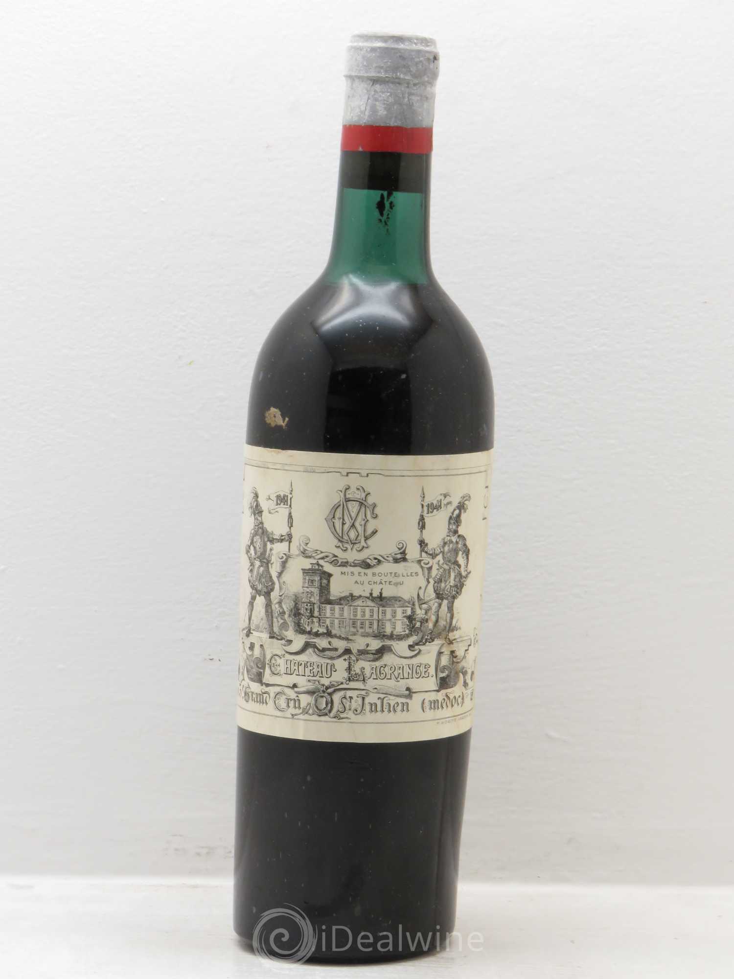 Château Lagrange 3ème Grand Cru Classé 1941 - Lot de 1 bouteille - 0