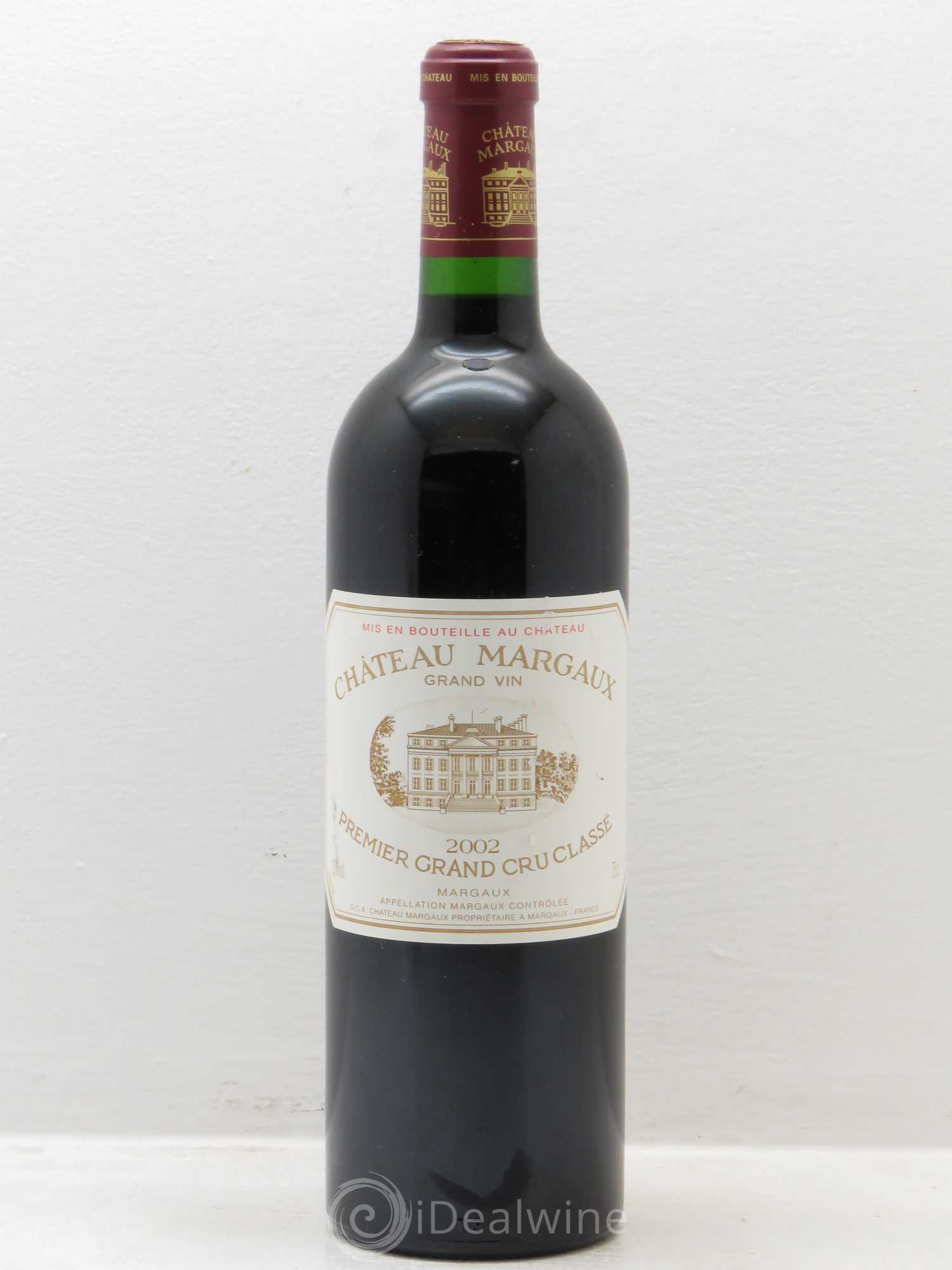 Château Margaux 1er Grand Cru Classé 2002 - Lot de 1 bouteille - 0