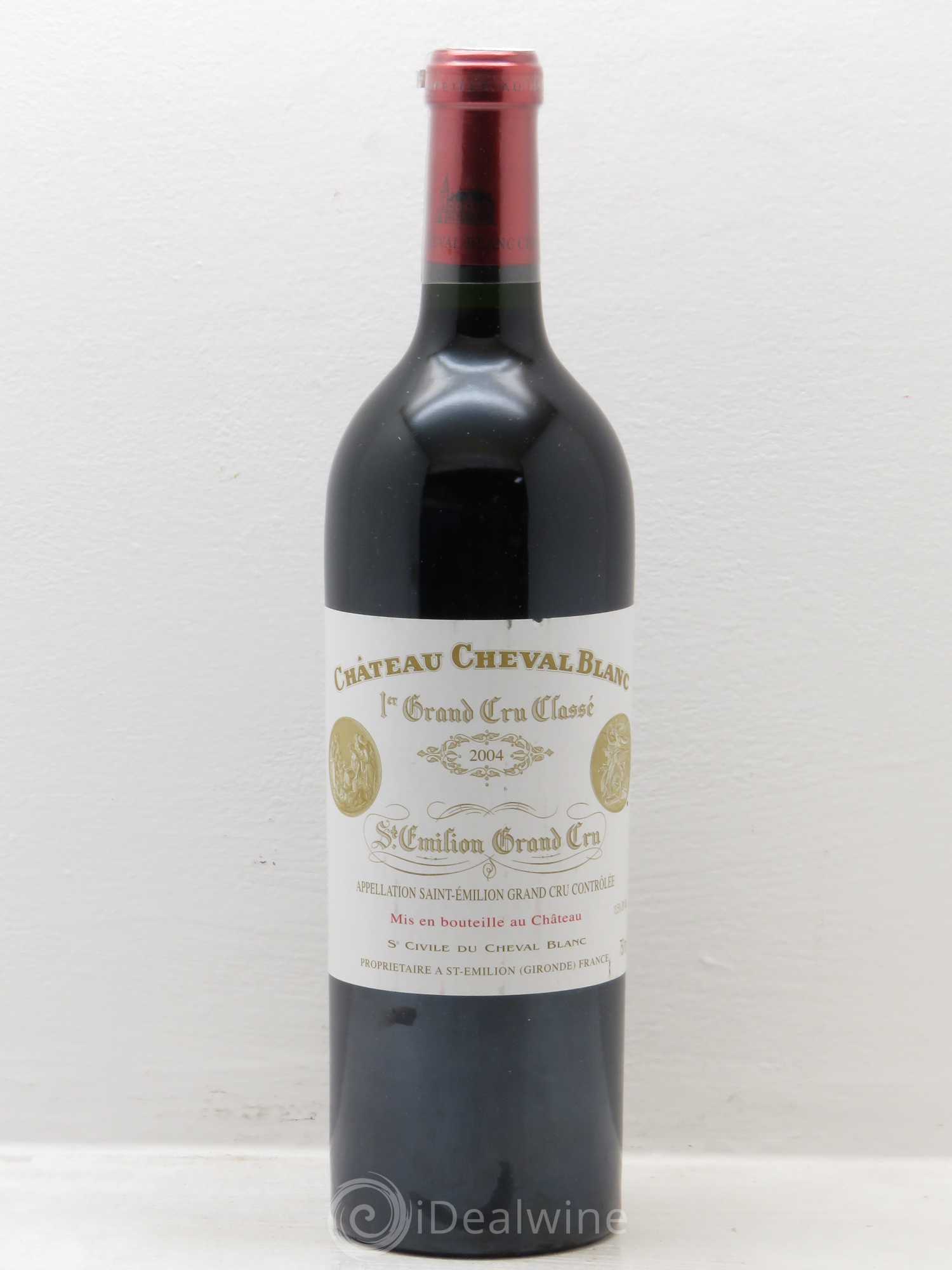 Château Cheval Blanc 1er Grand Cru Classé A 2004 - Lot de 1 bouteille - 0